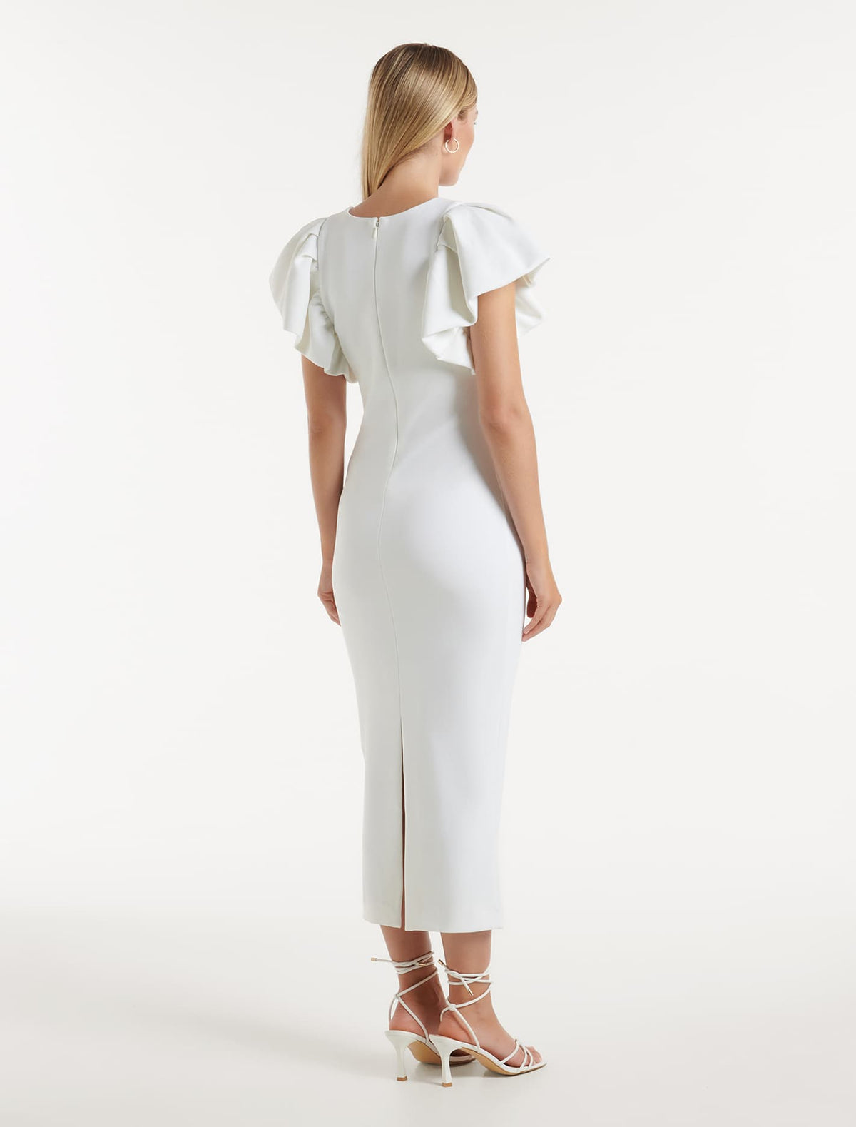Liza Frill Bodycon Dress Porcelain