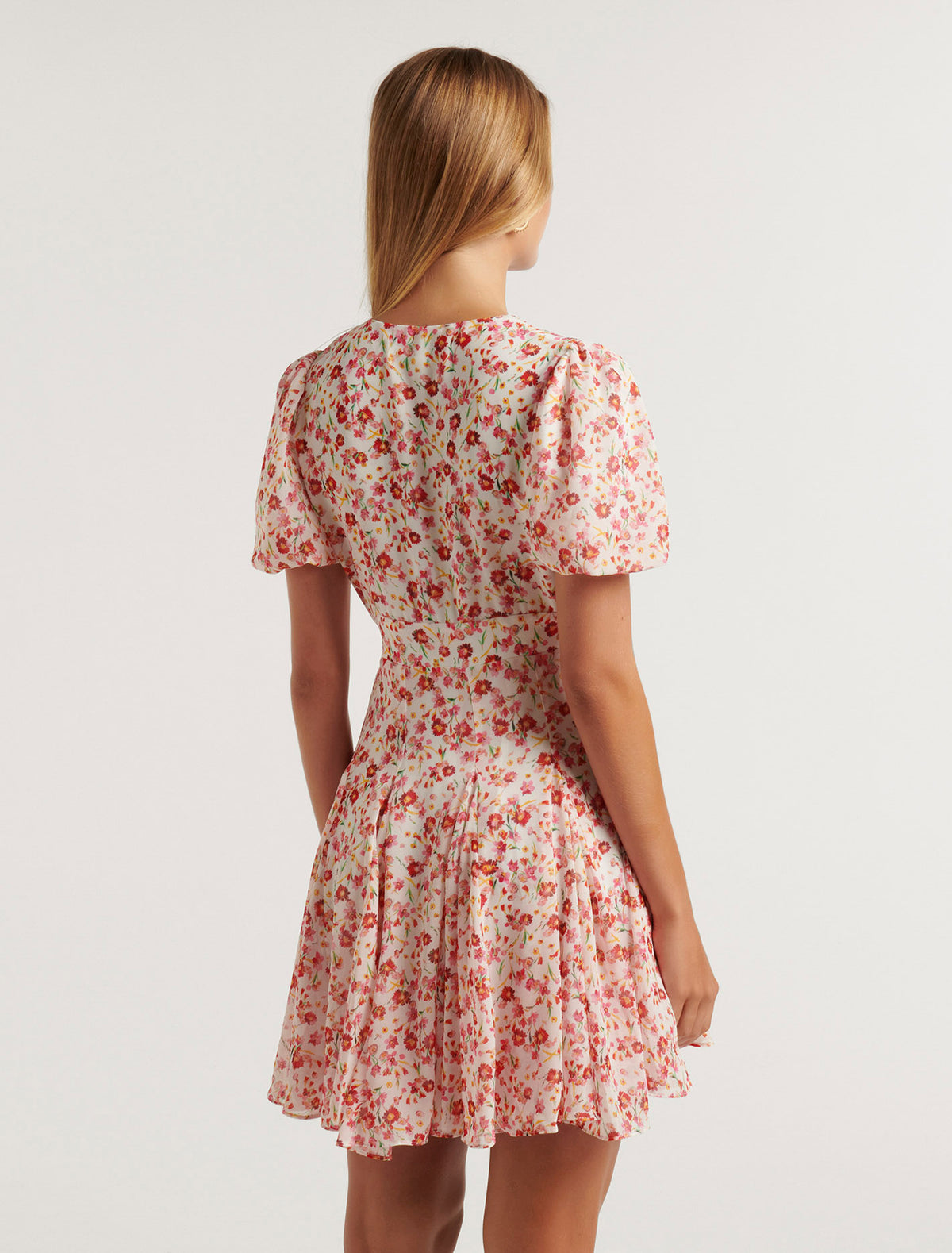 Amelia Printed Empire Mini Dress Jamieson Ditsy