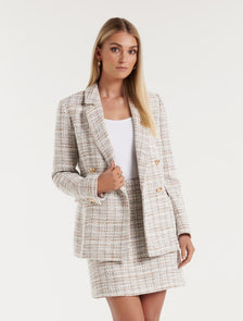 Bree Boucle Jacket Multi Suit