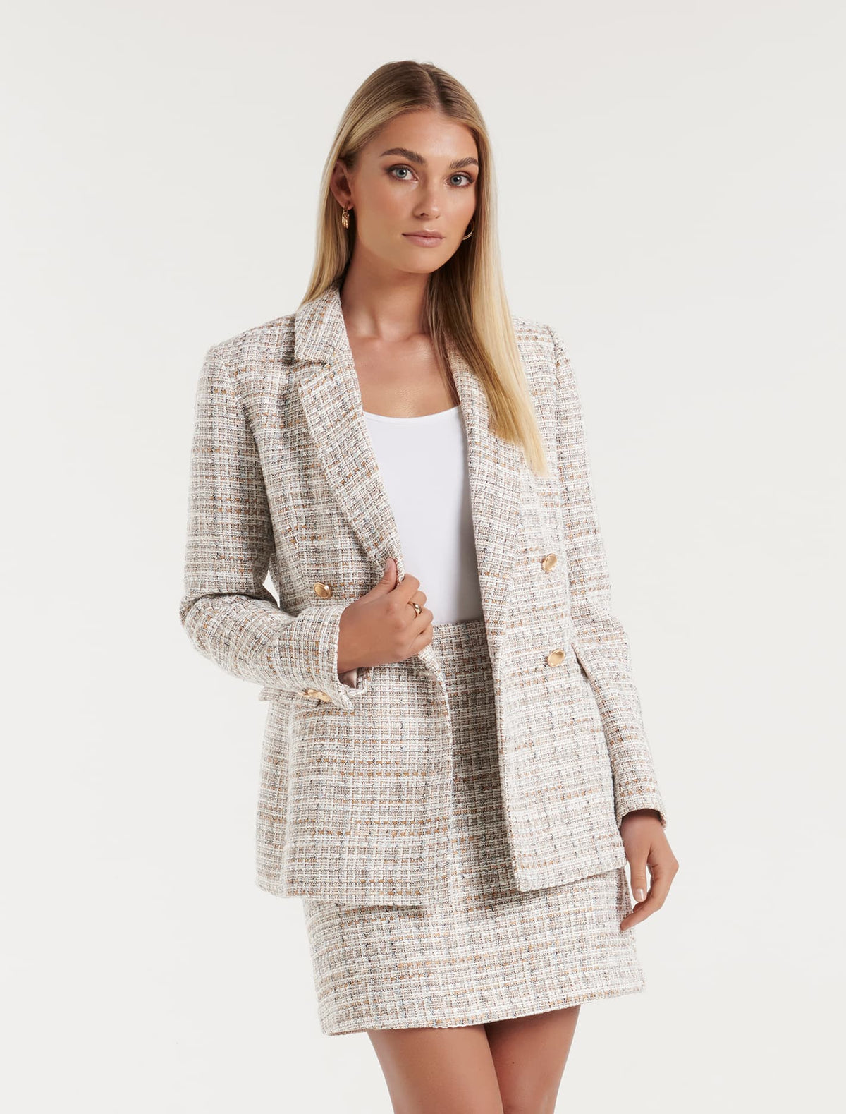 Bree Boucle Jacket Multi Suit
