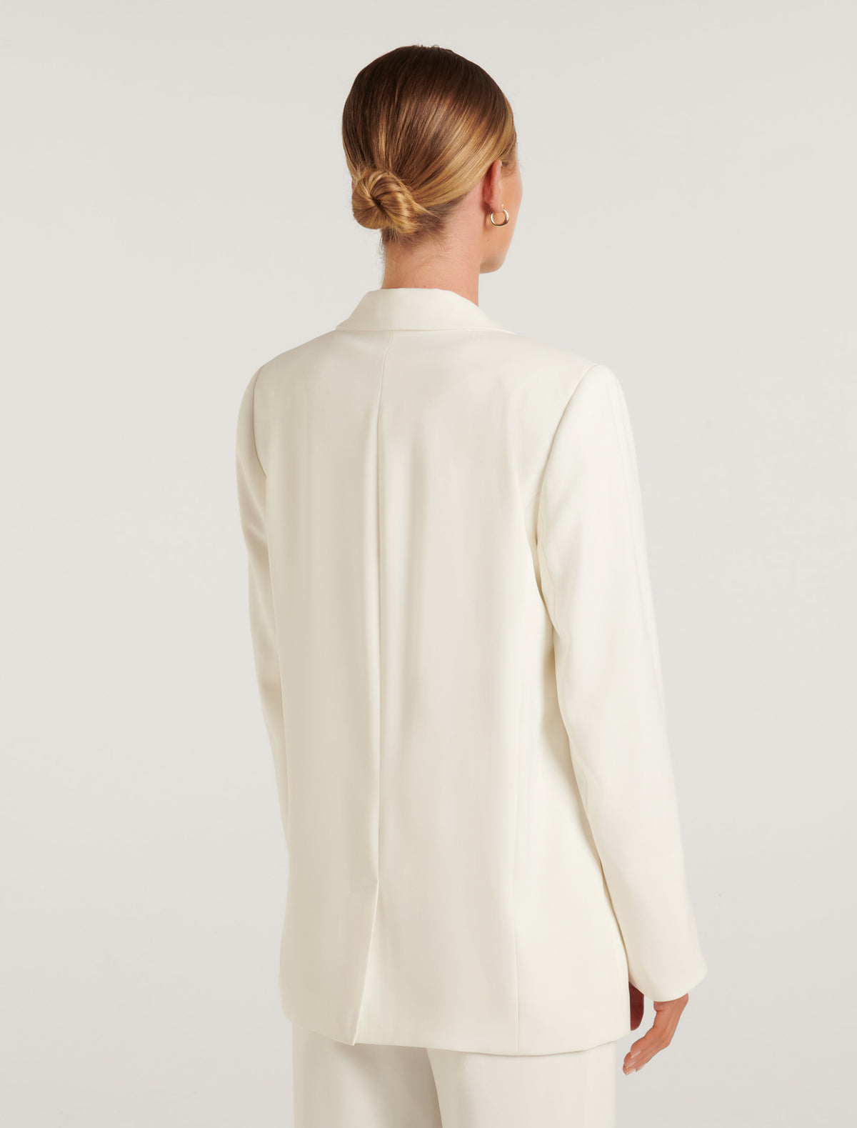 Tori Boyfriend Blazer Ivory Suit