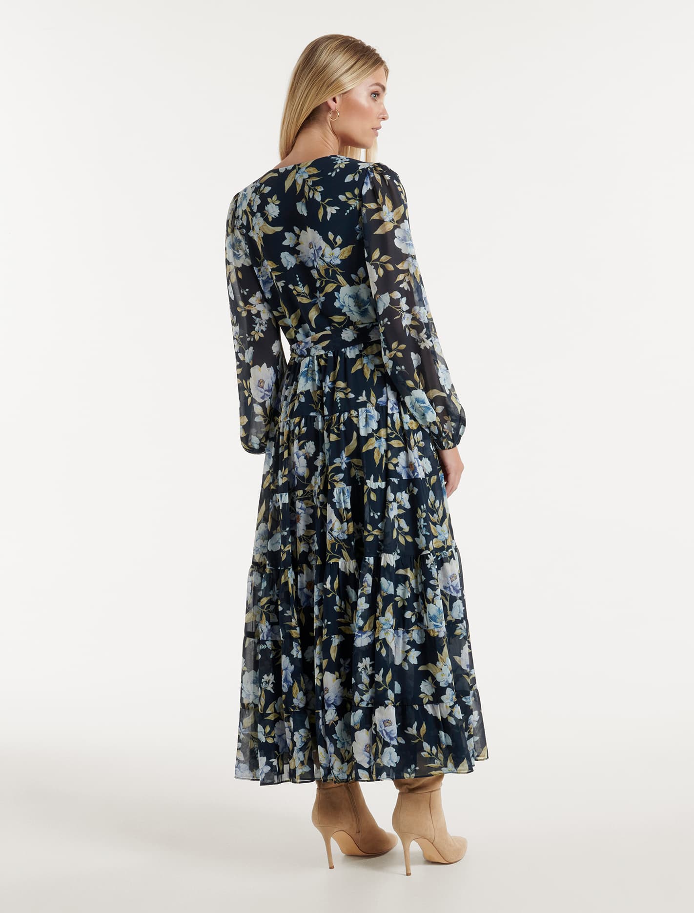 Amelie Tiered Maxi Dress Augustine Floral
