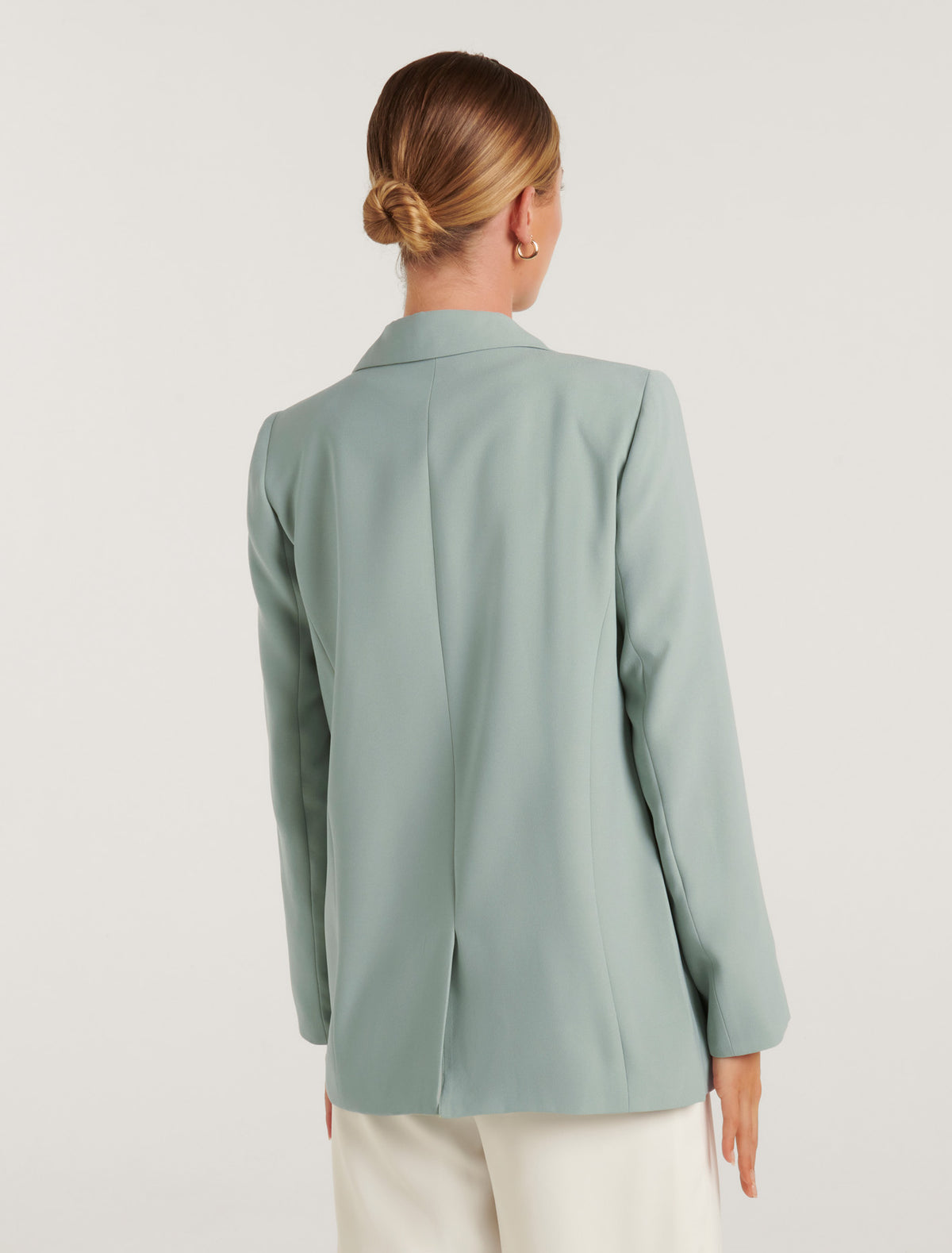 Bella Boyfriend Blazer Sage