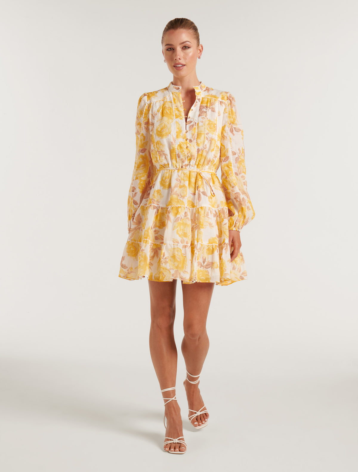 Fleur Skater Mini Dress Hadley Floral