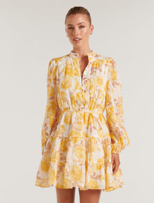 Fleur Skater Mini Dress Hadley Floral