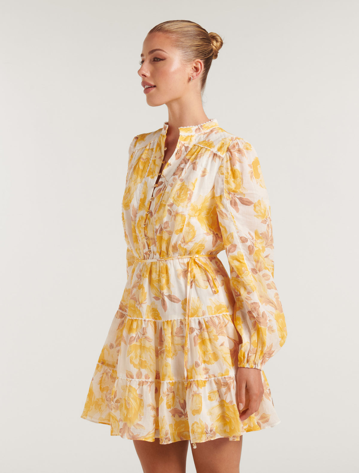 Fleur Skater Mini Dress Hadley Floral