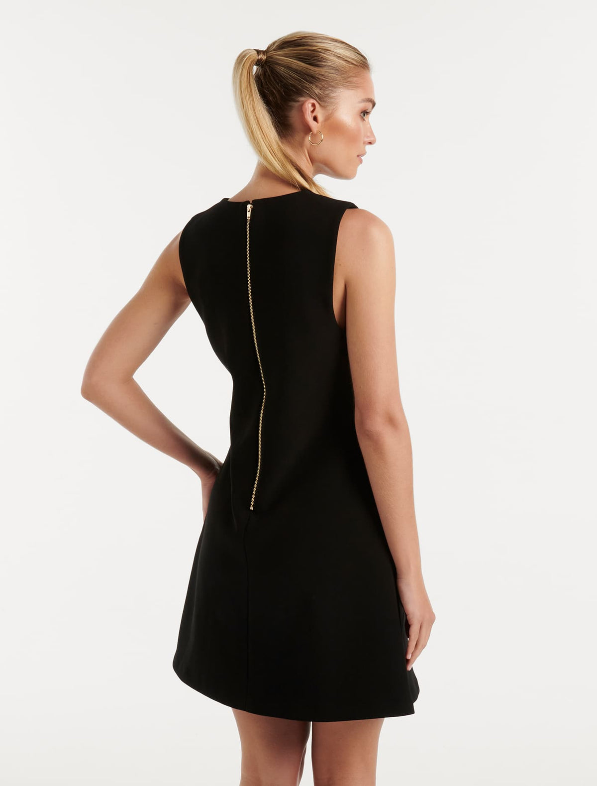 Violet Workwear Mini Dress Black