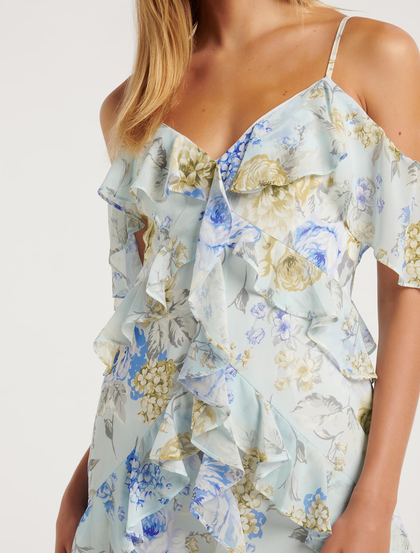 Emery Ruffle Dress Isla Floral