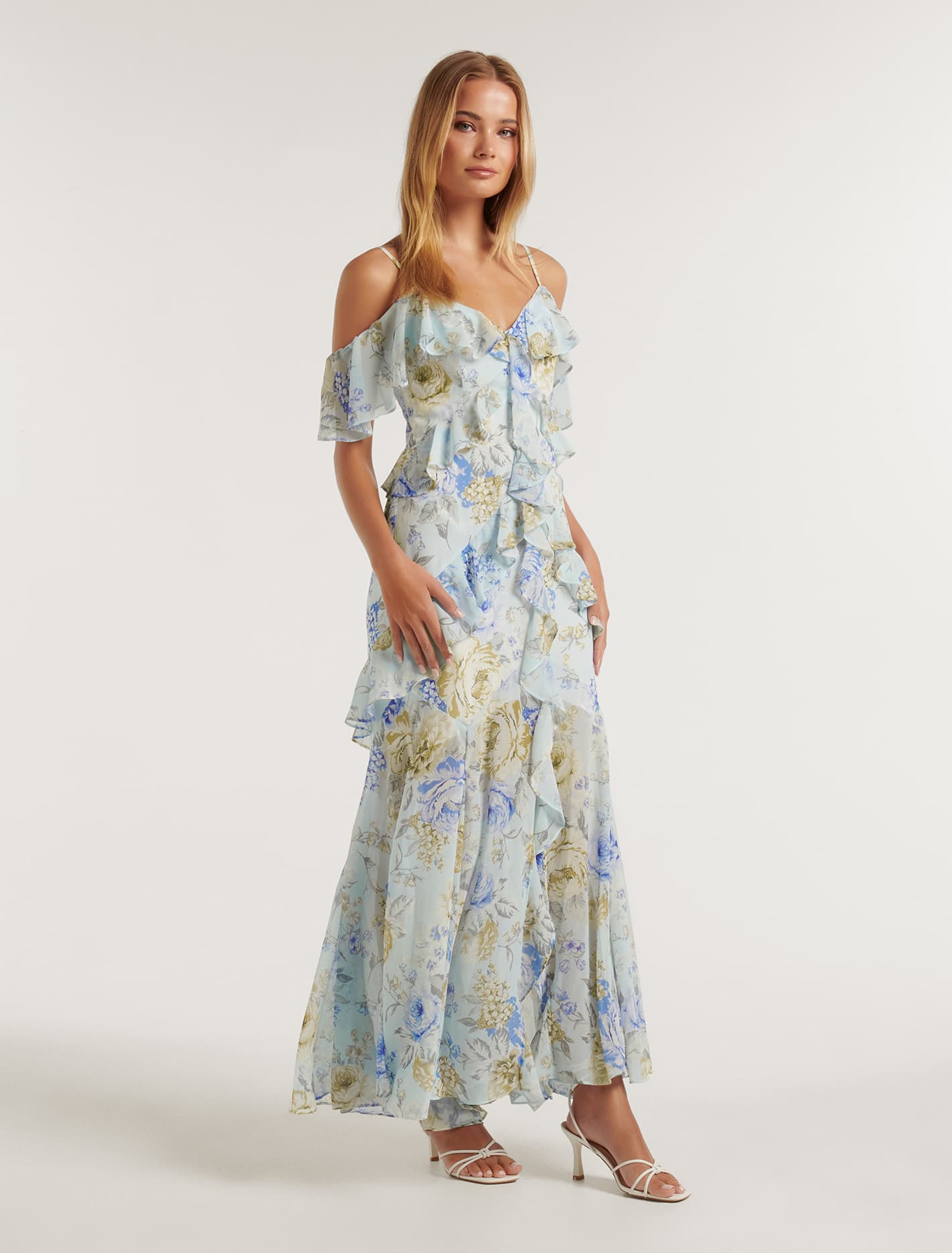 Emery Ruffle Dress Isla Floral
