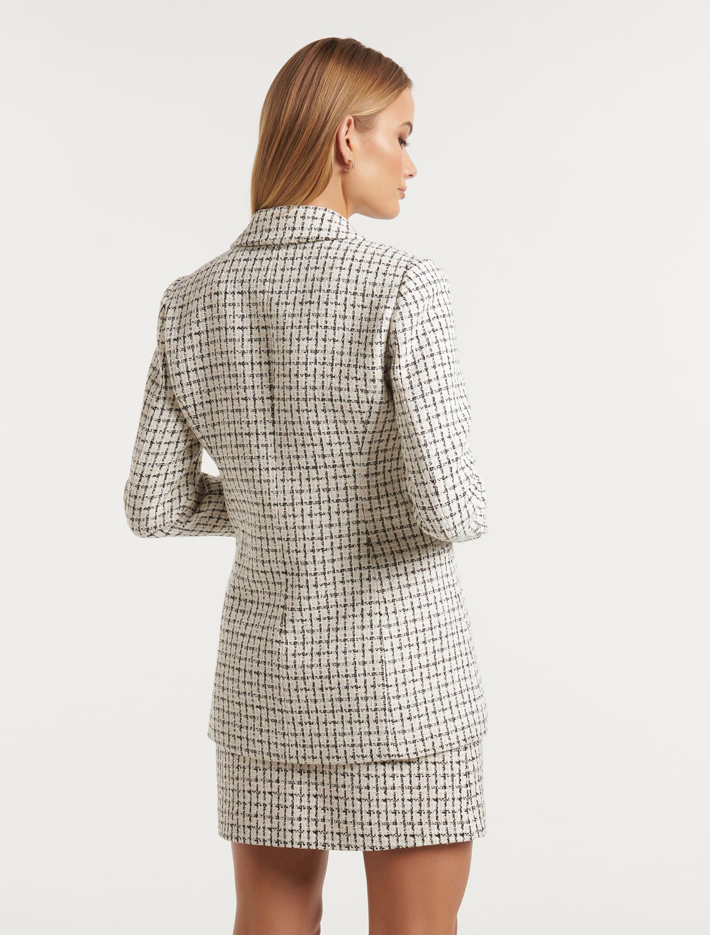 Pearl Boucle Jacket Cream/Black Boucle Suit