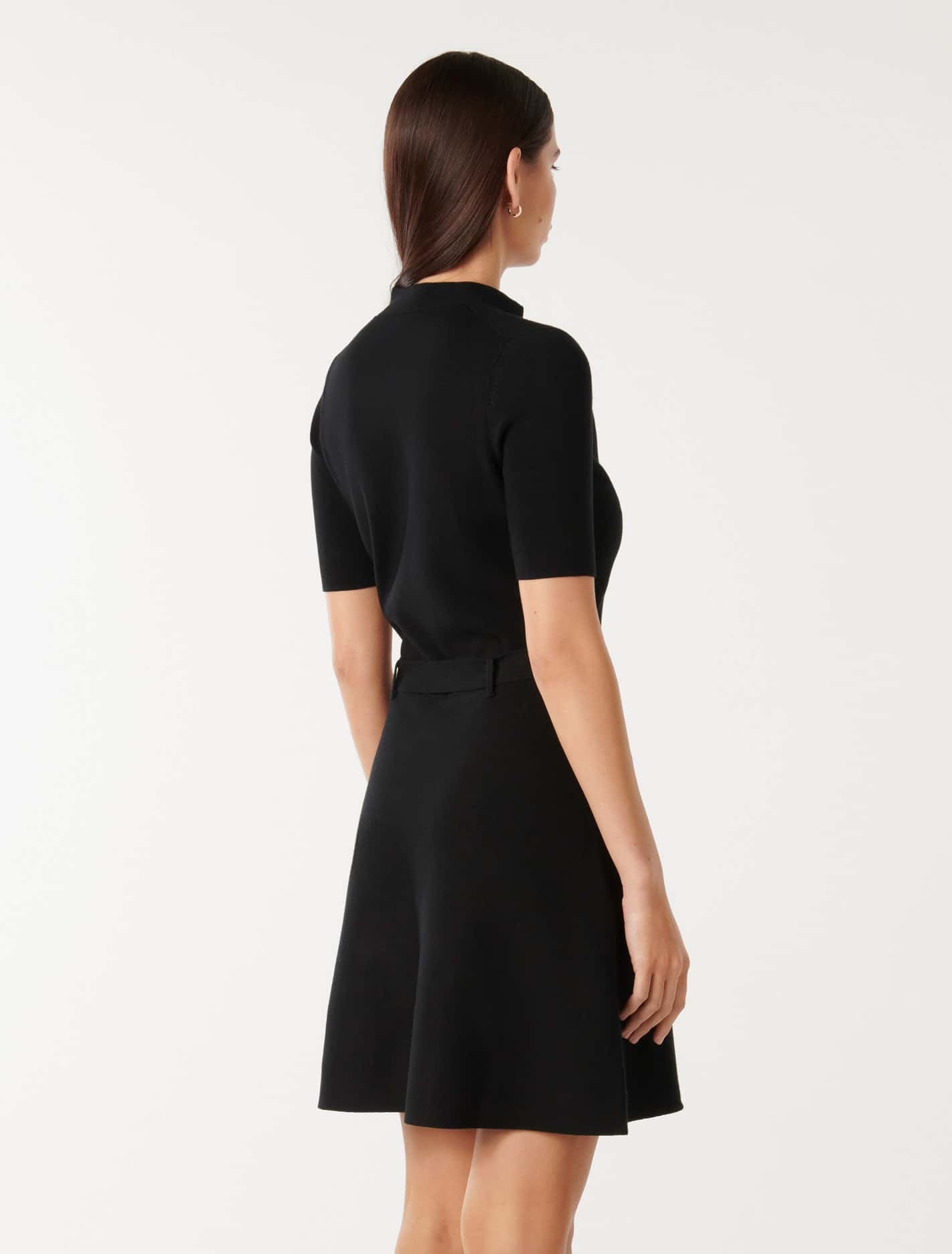 Alex Mini Knit Dress Black