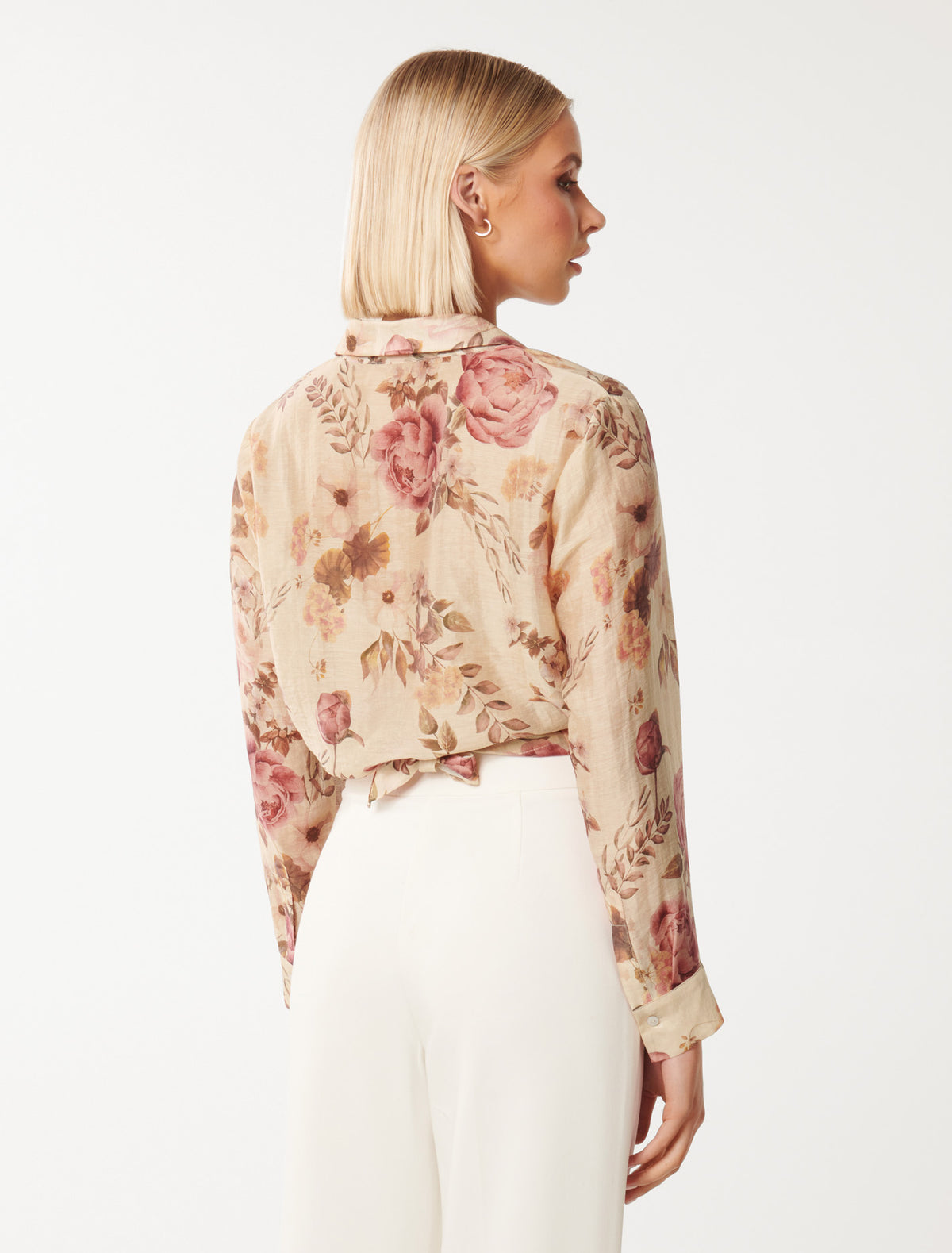 Talulah Wrap Shirt Hillview Floral