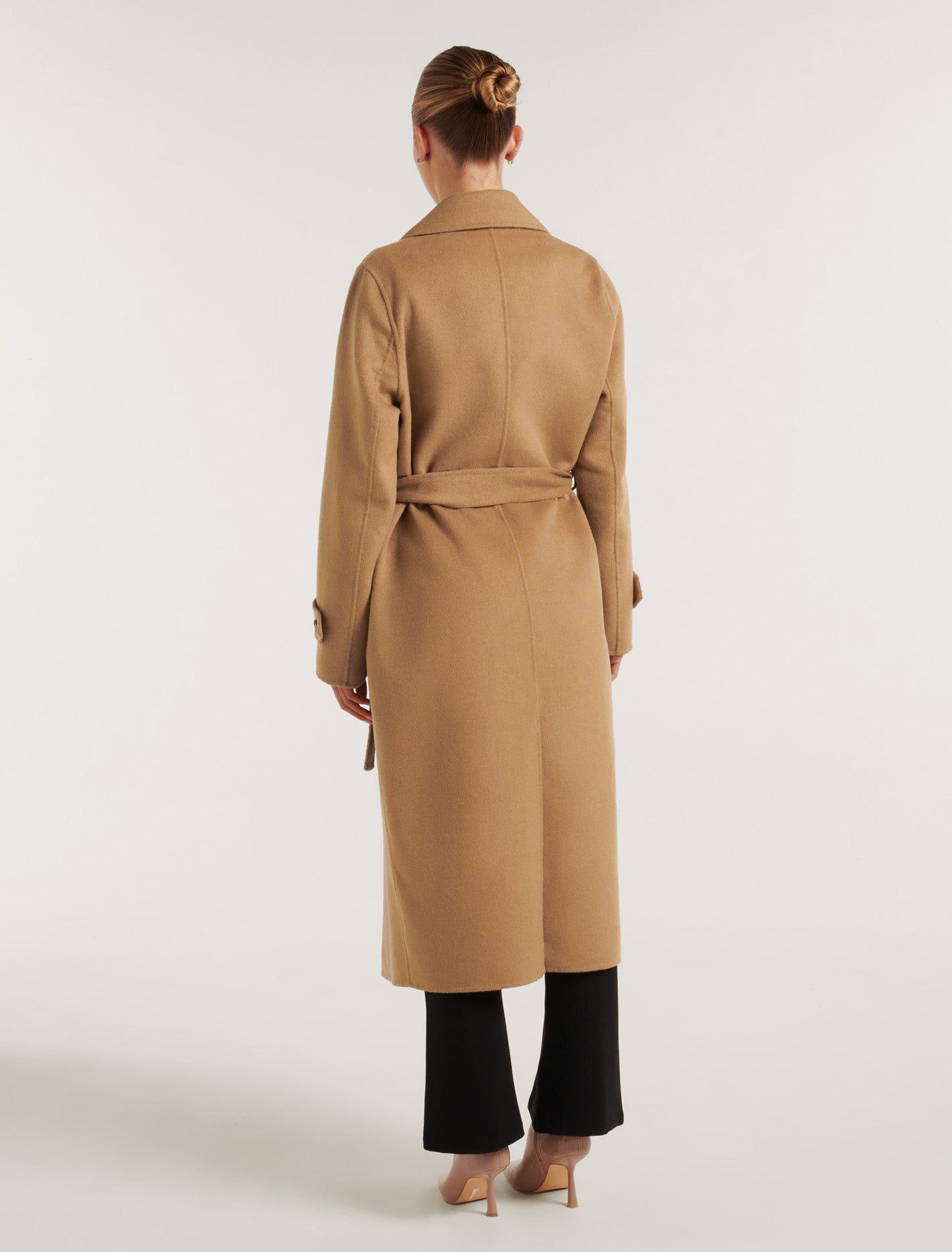 Devon Felled Coat Mid Camel
