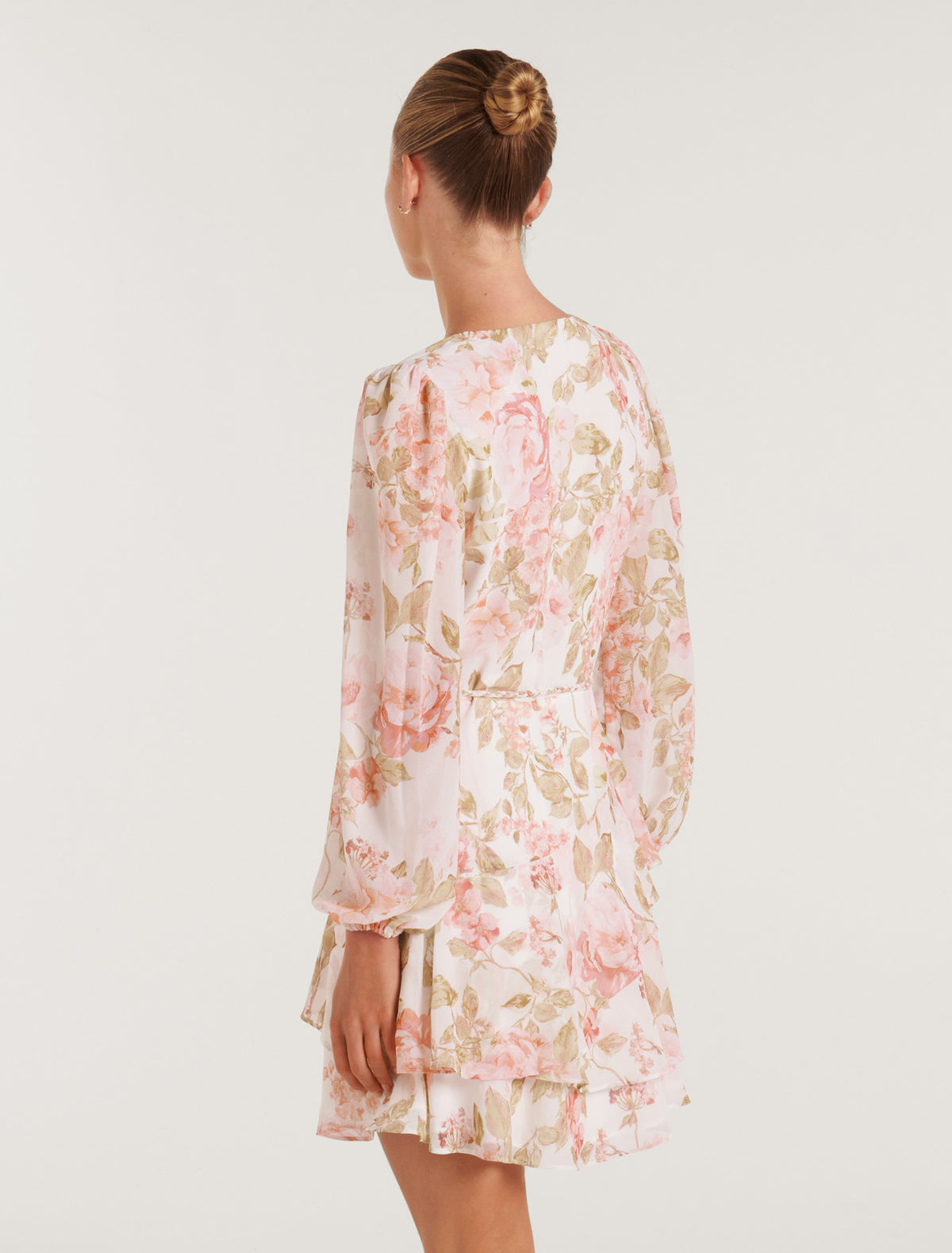 Rachel Floral Skater Dress Coral Maracay Floral