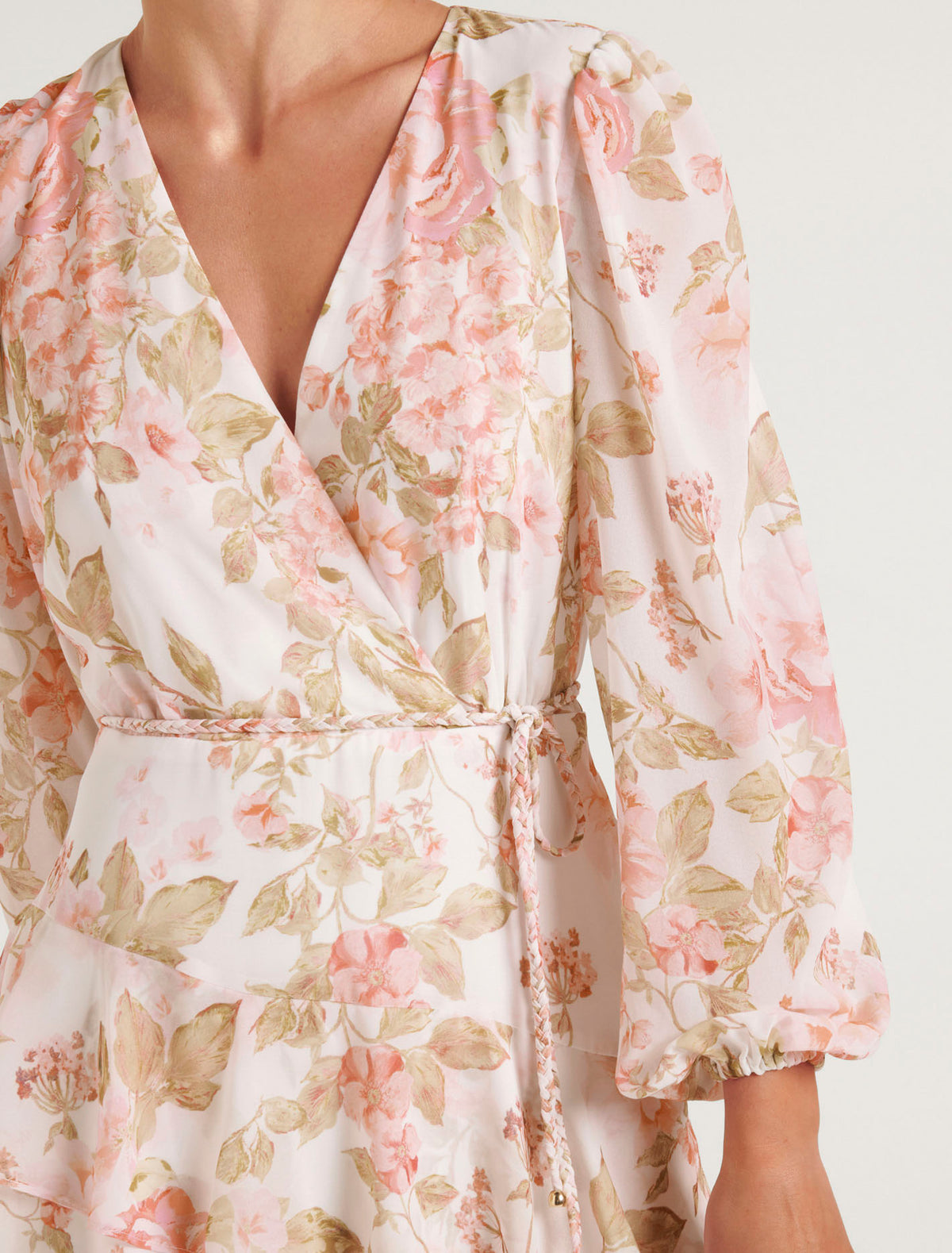 Rachel Floral Skater Dress Coral Maracay Floral