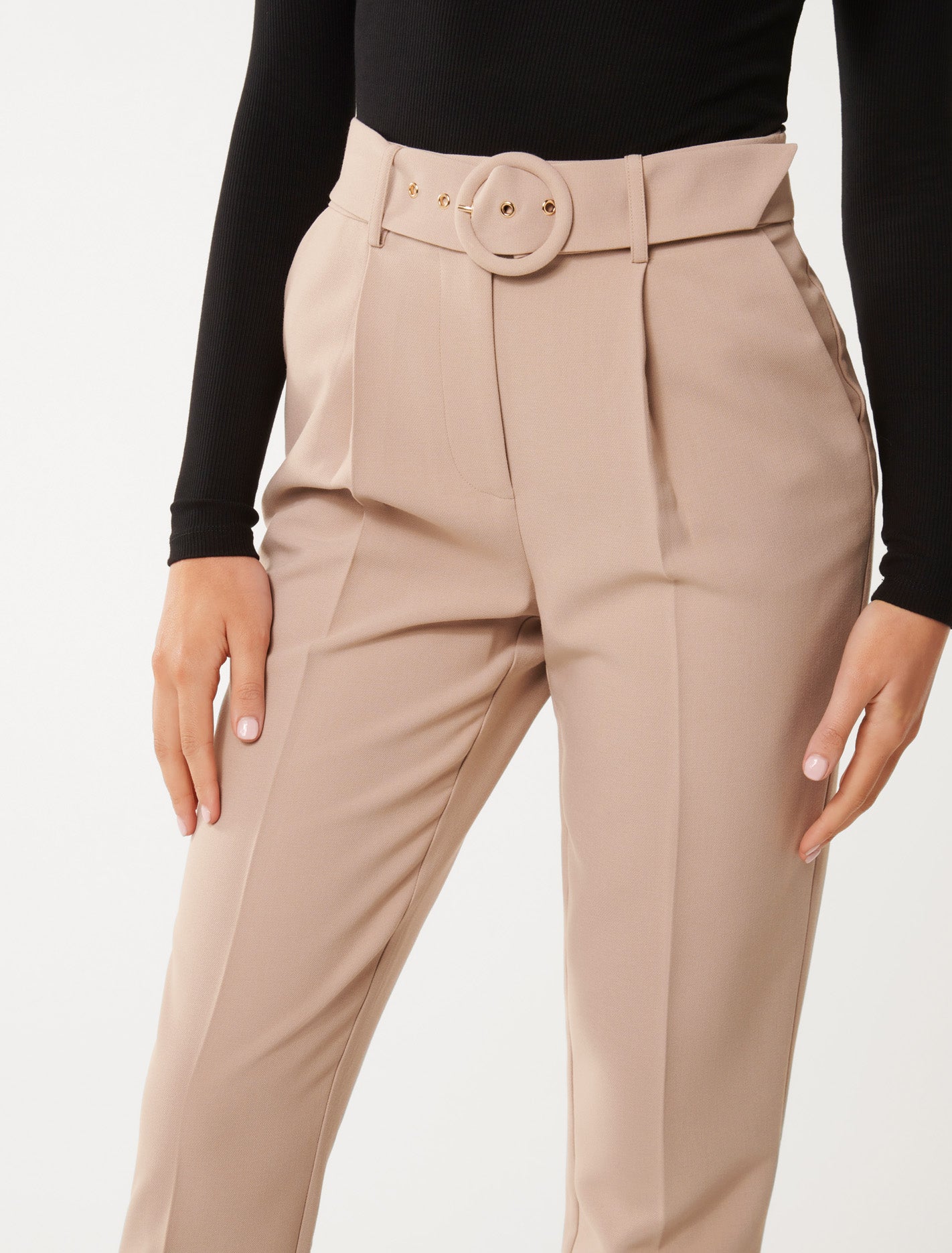Olivia Tapered Pant Neutral