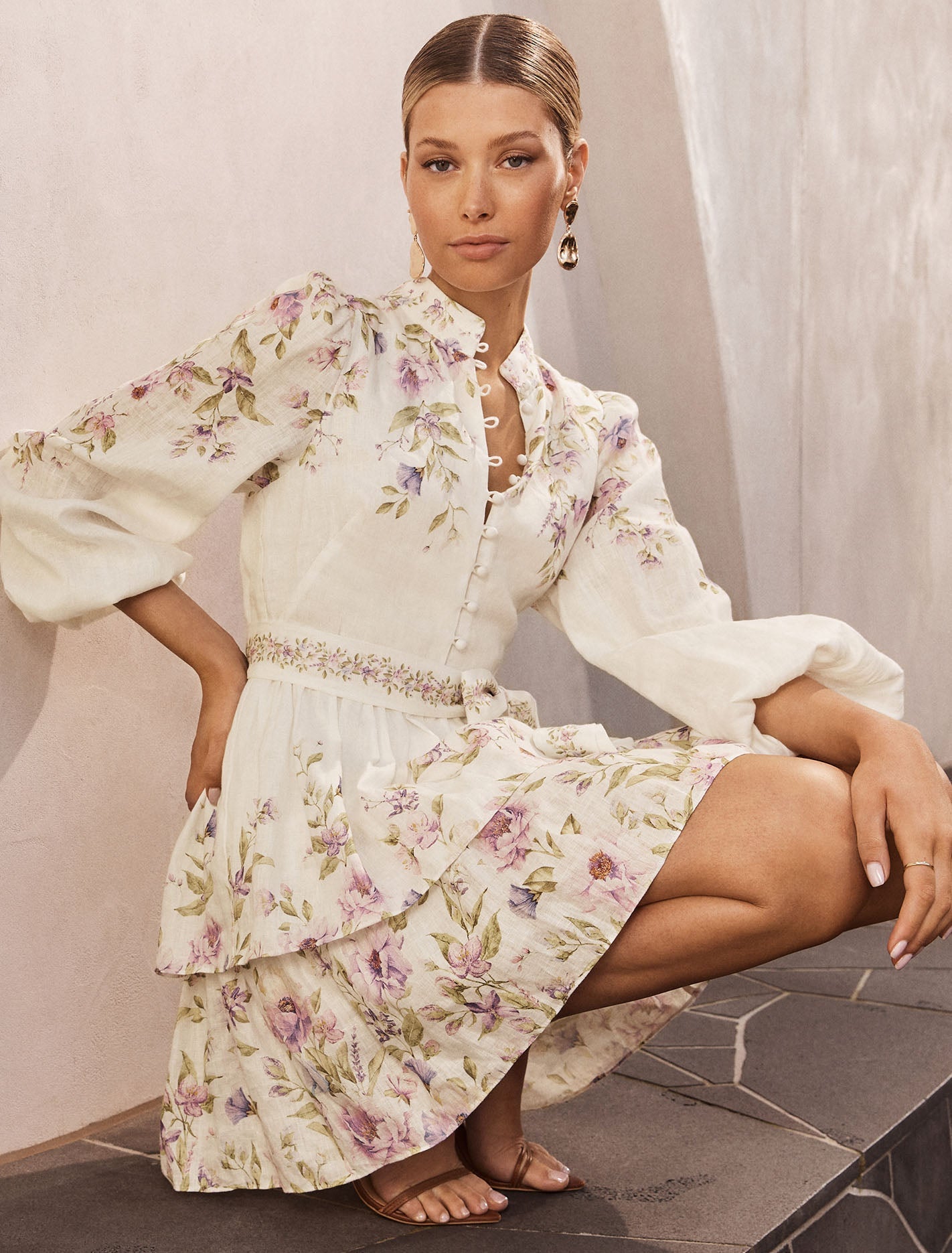 Raine Printed Tiered Mini Alma Floral
