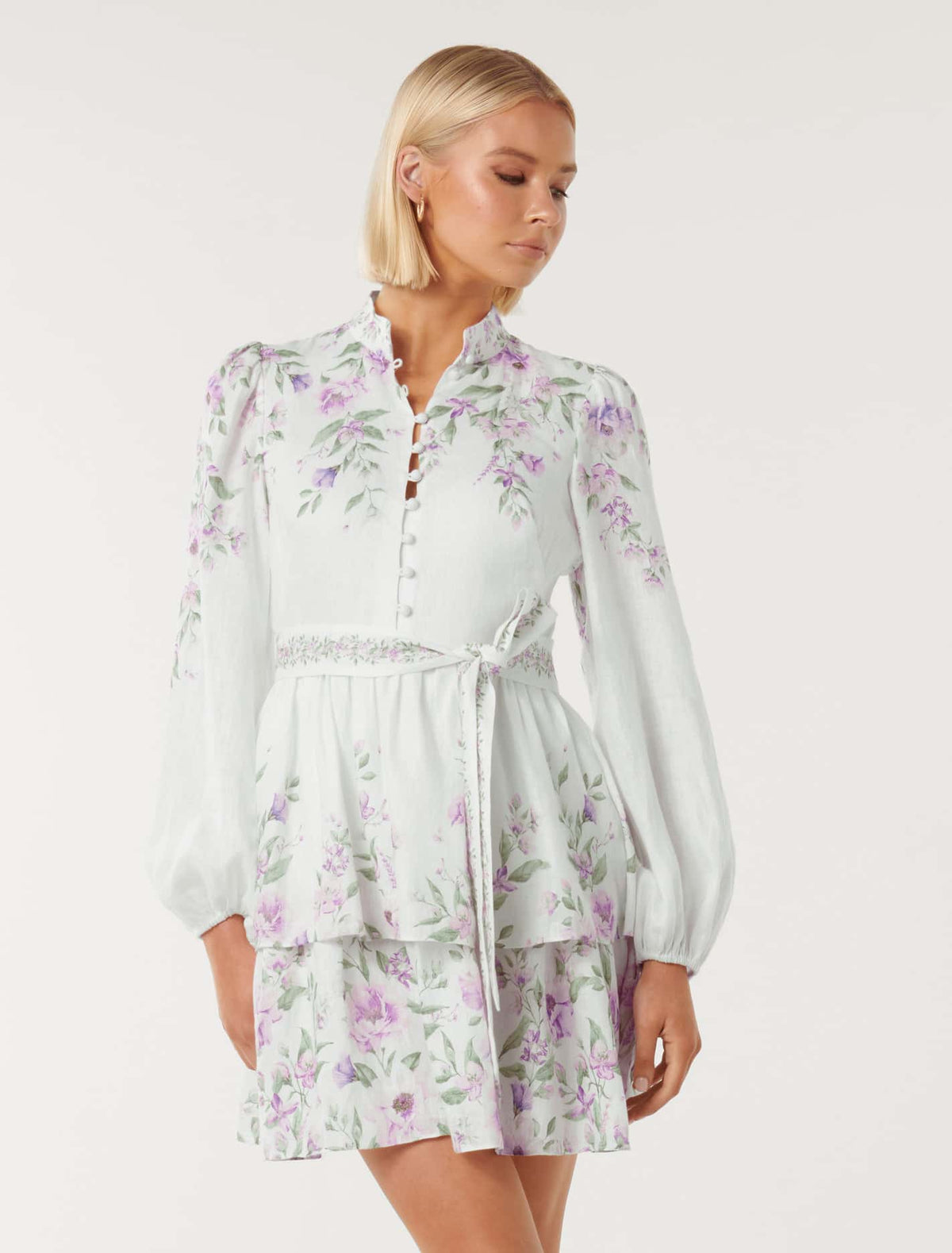 Raine Printed Tiered Mini Alma Floral