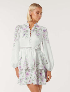 Raine Printed Tiered Mini Alma Floral