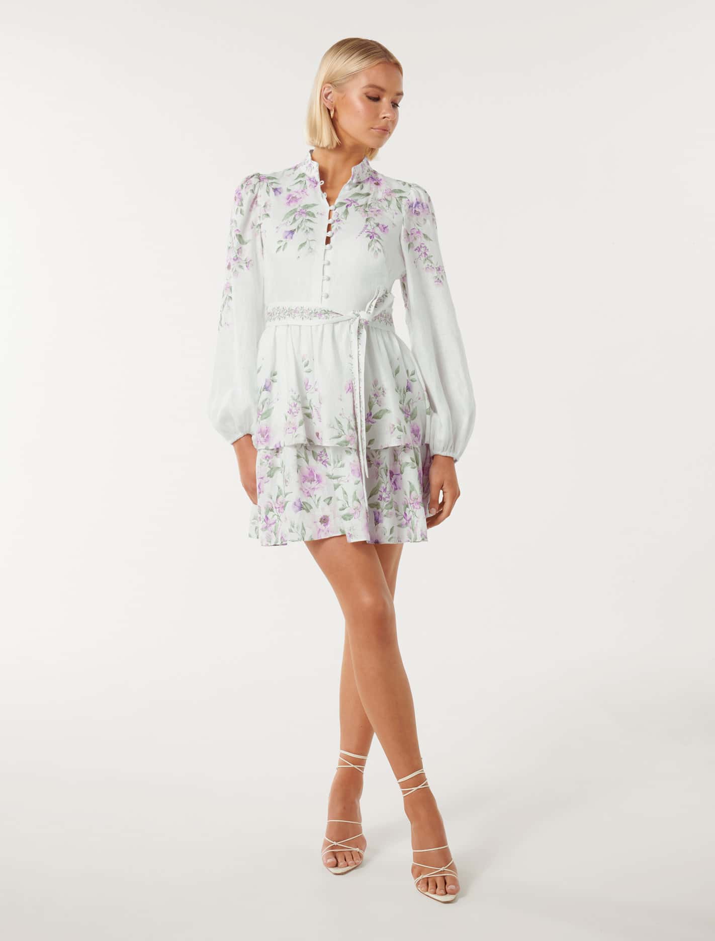 Raine Printed Tiered Mini Alma Floral