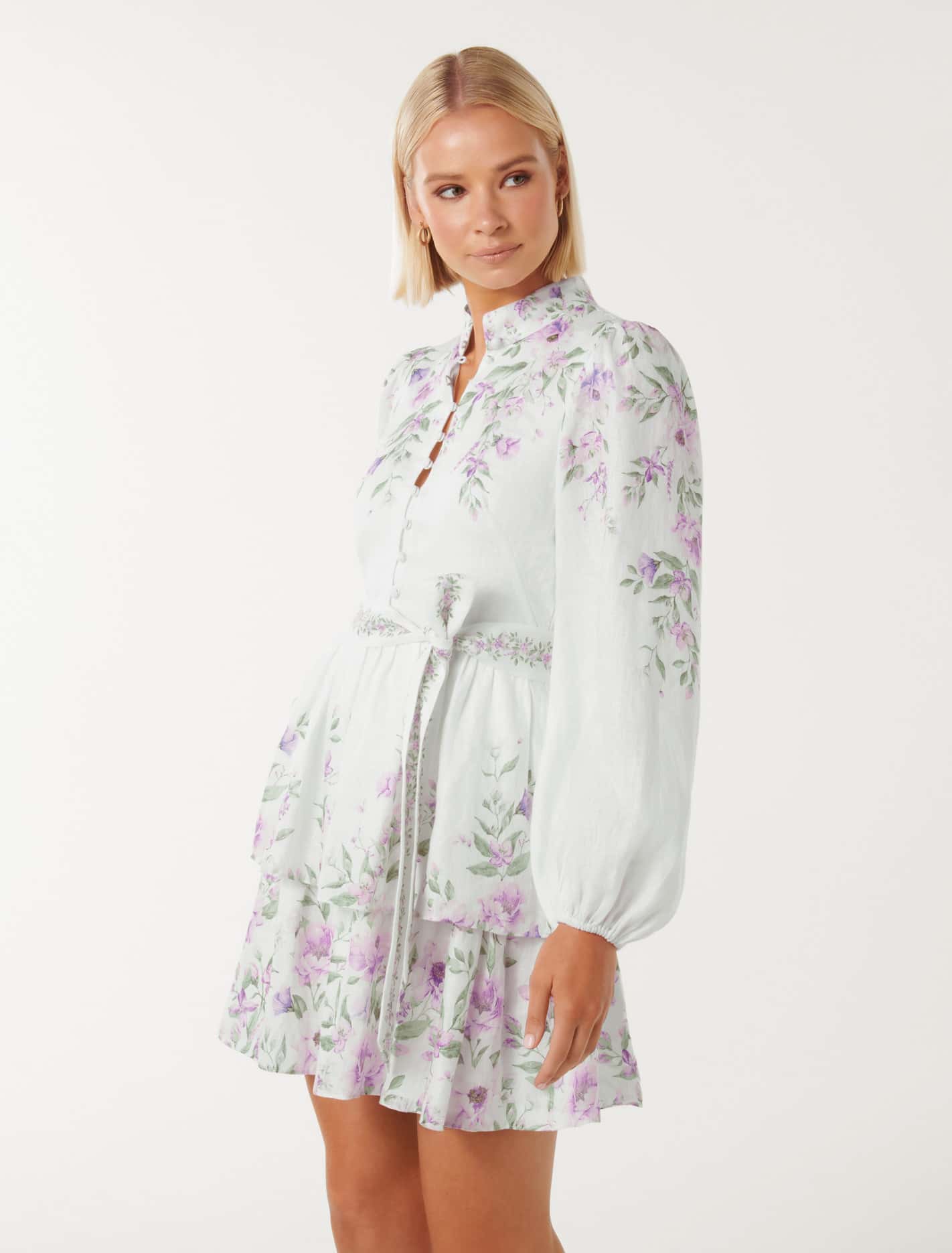 Raine Printed Tiered Mini Alma Floral