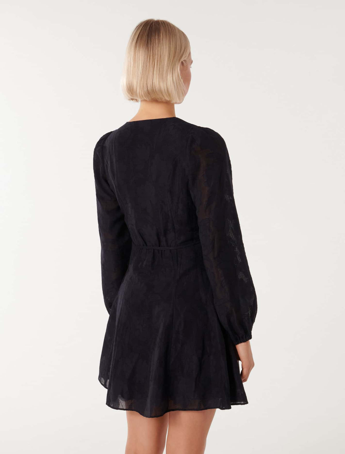 Carina Button Front Mini Navy