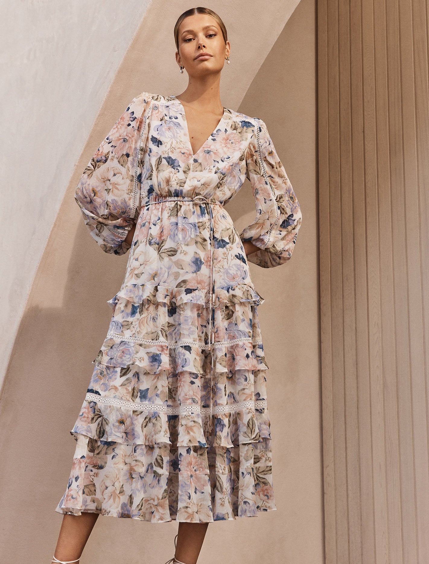 Locky Trim Insert Midi Blue Colvin Floral