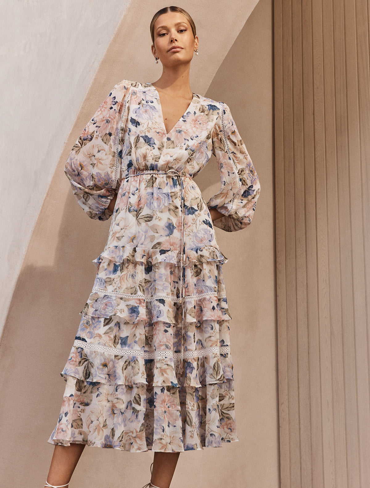 Locky Trim Insert Midi Blue Colvin Floral