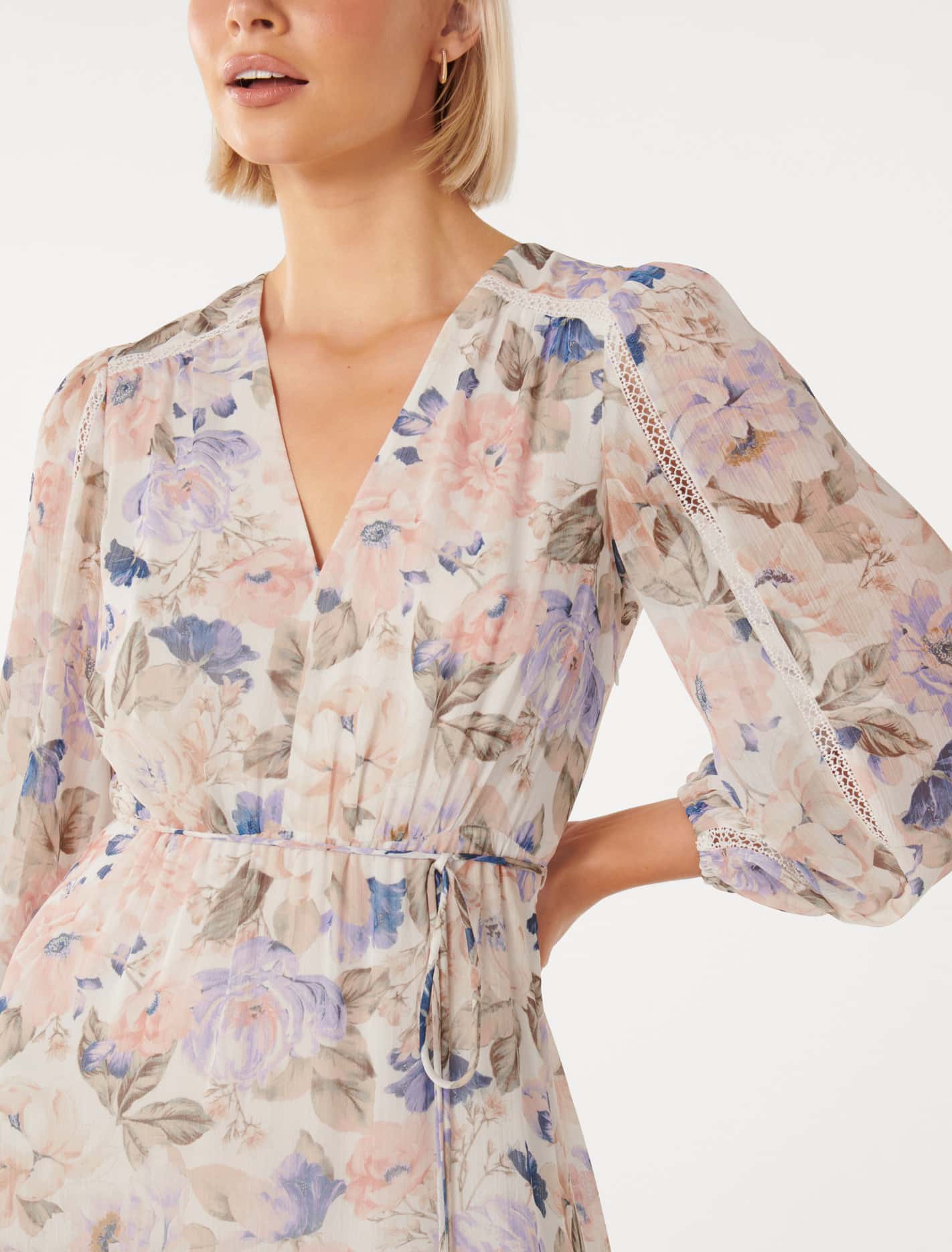 Locky Trim Insert Midi Blue Colvin Floral