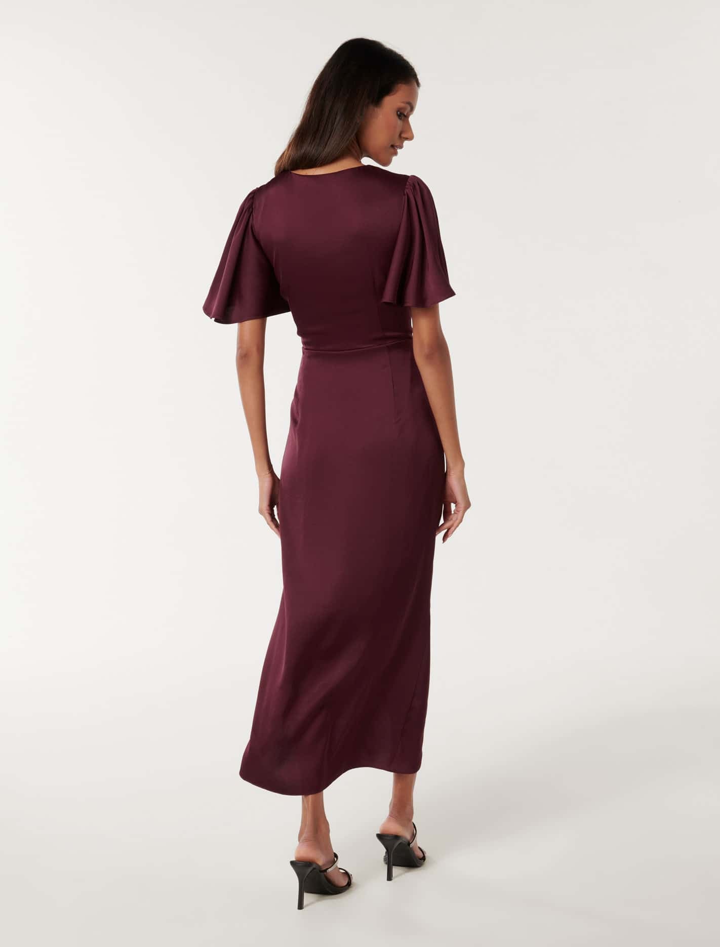 Estelle Petite Flutter Sleeve Dress Imperial Port