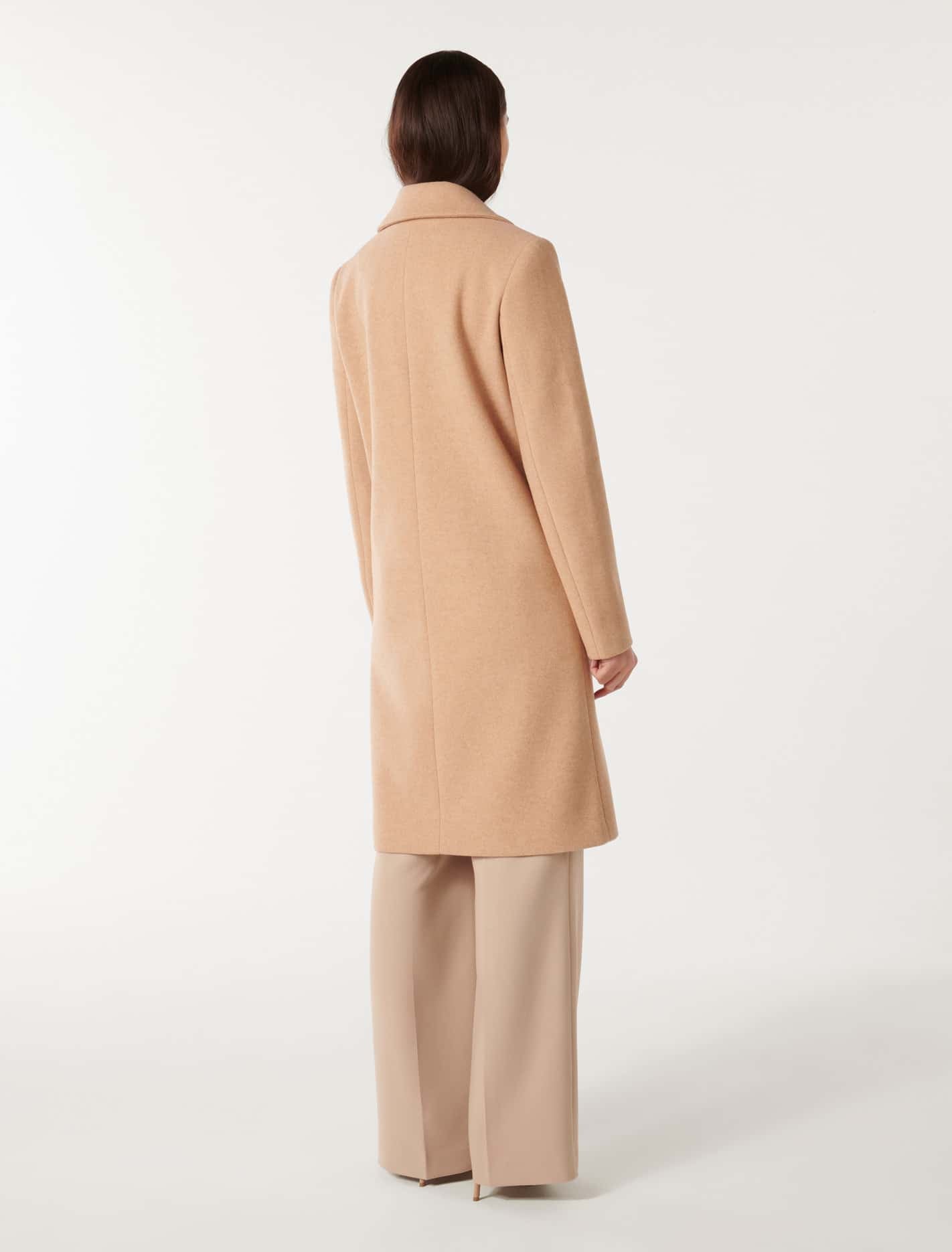 Billie Longline Coatigan Camel Marle