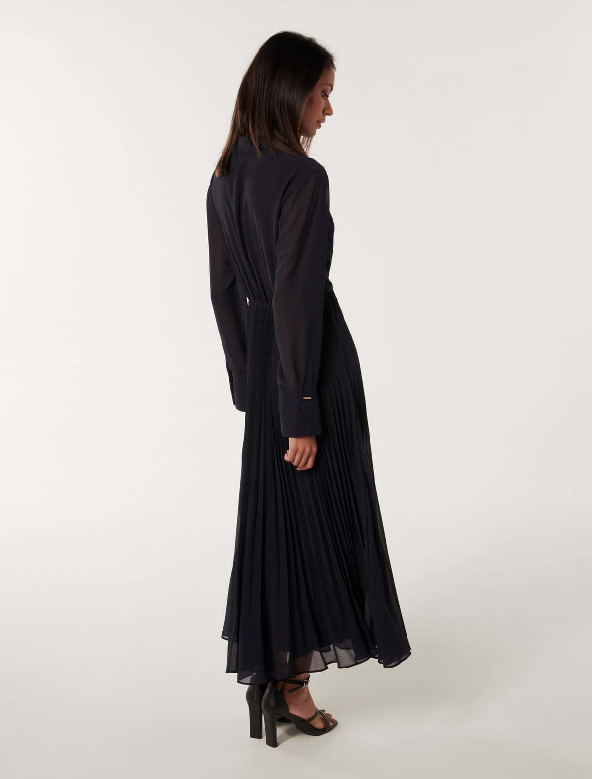Bailey Petite Twist Front Dress Navy