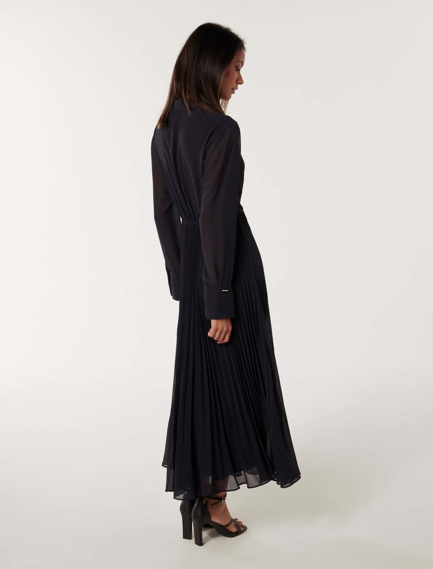 Bailey Petite Twist Front Dress Navy