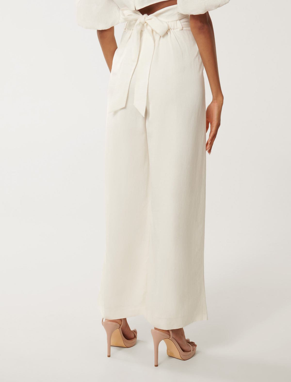 Mariana Petite Wide Leg Pant Porcelain
