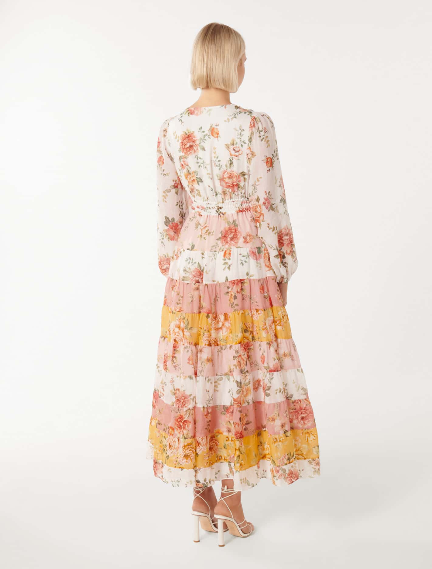 Lucinda Tiered Midi May Splice Floral
