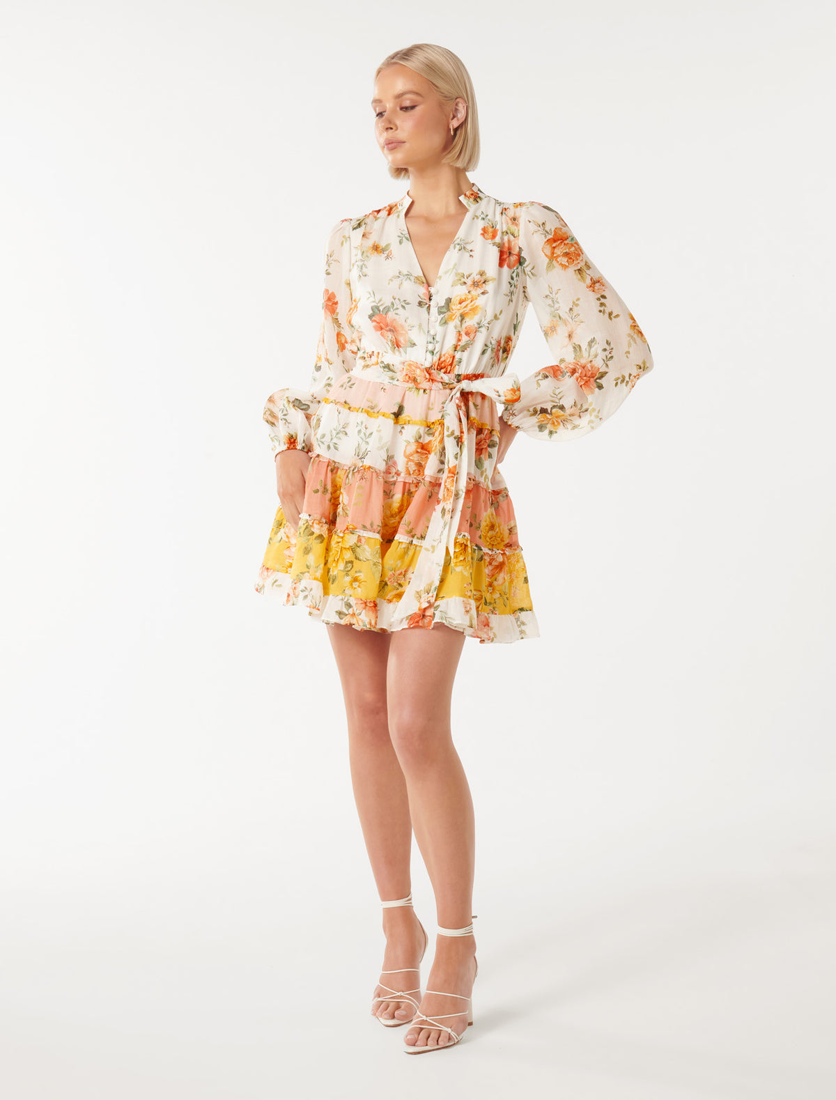 Josie Long-Sleeved Mini May Splice Floral