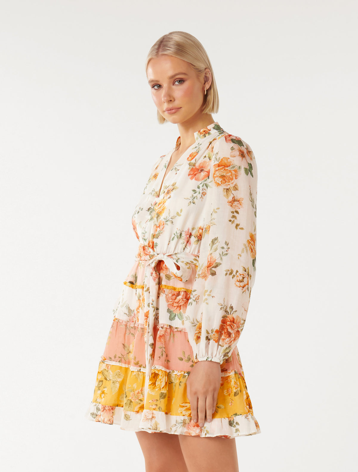 Josie Long-Sleeved Mini May Splice Floral