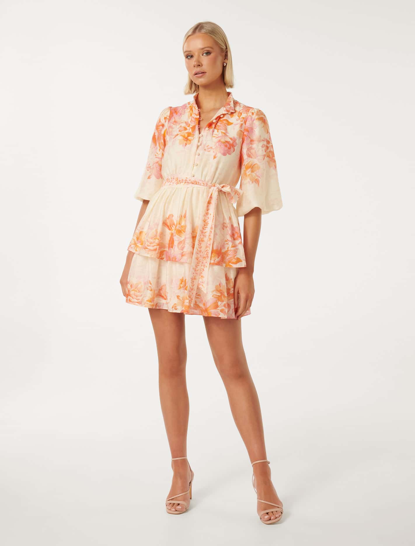Isla Printed Tiered Mini Piper Floral
