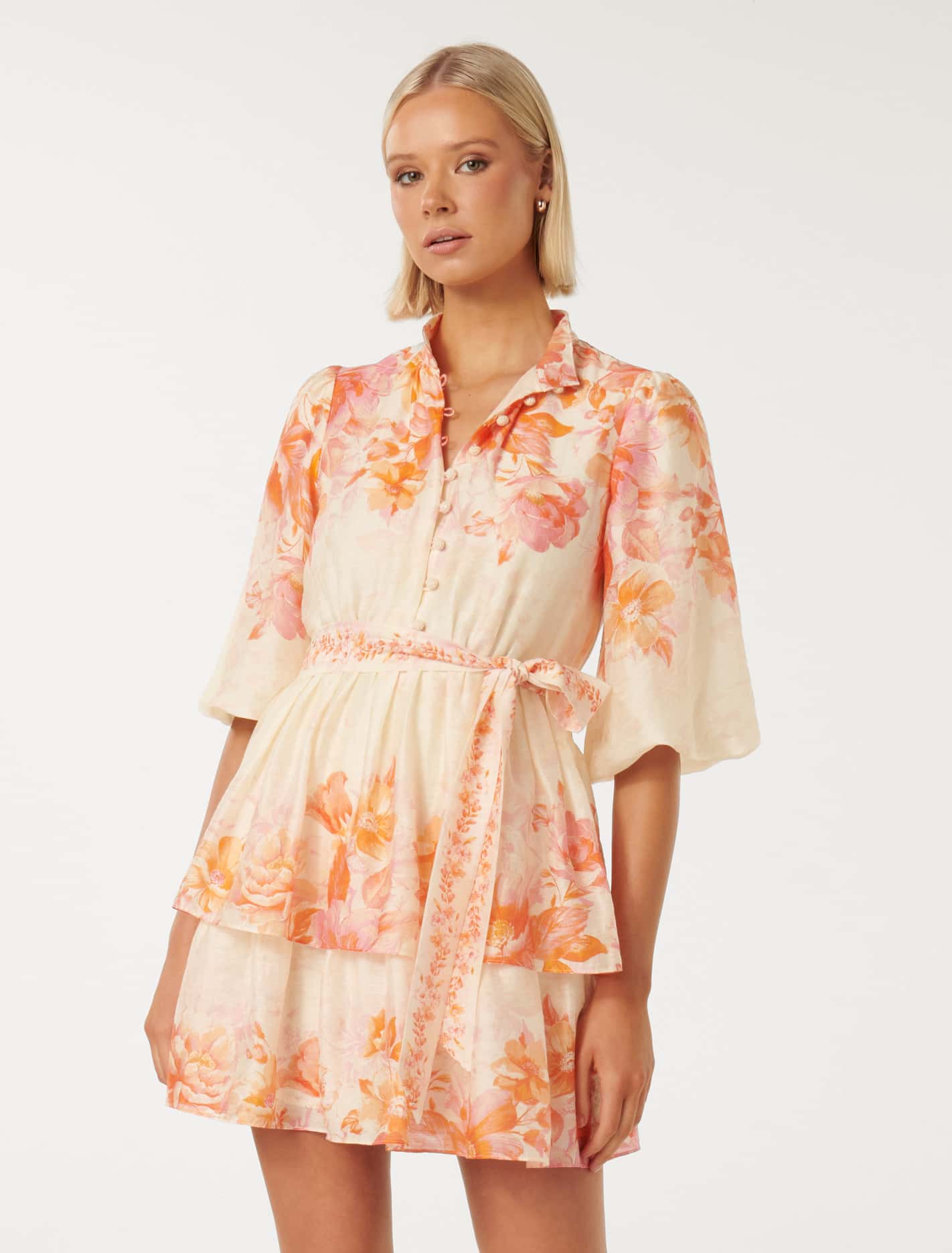 Isla Printed Tiered Mini Piper Floral