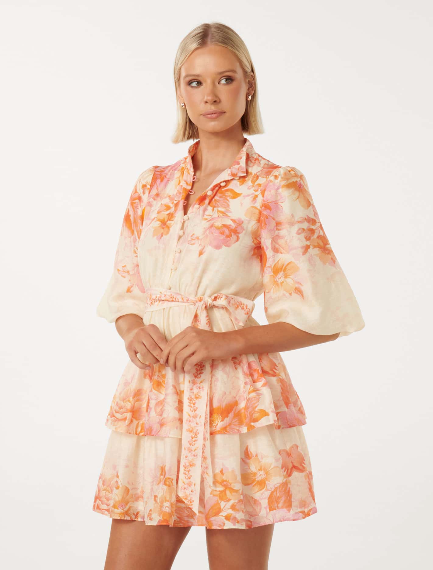 Isla Printed Tiered Mini Piper Floral