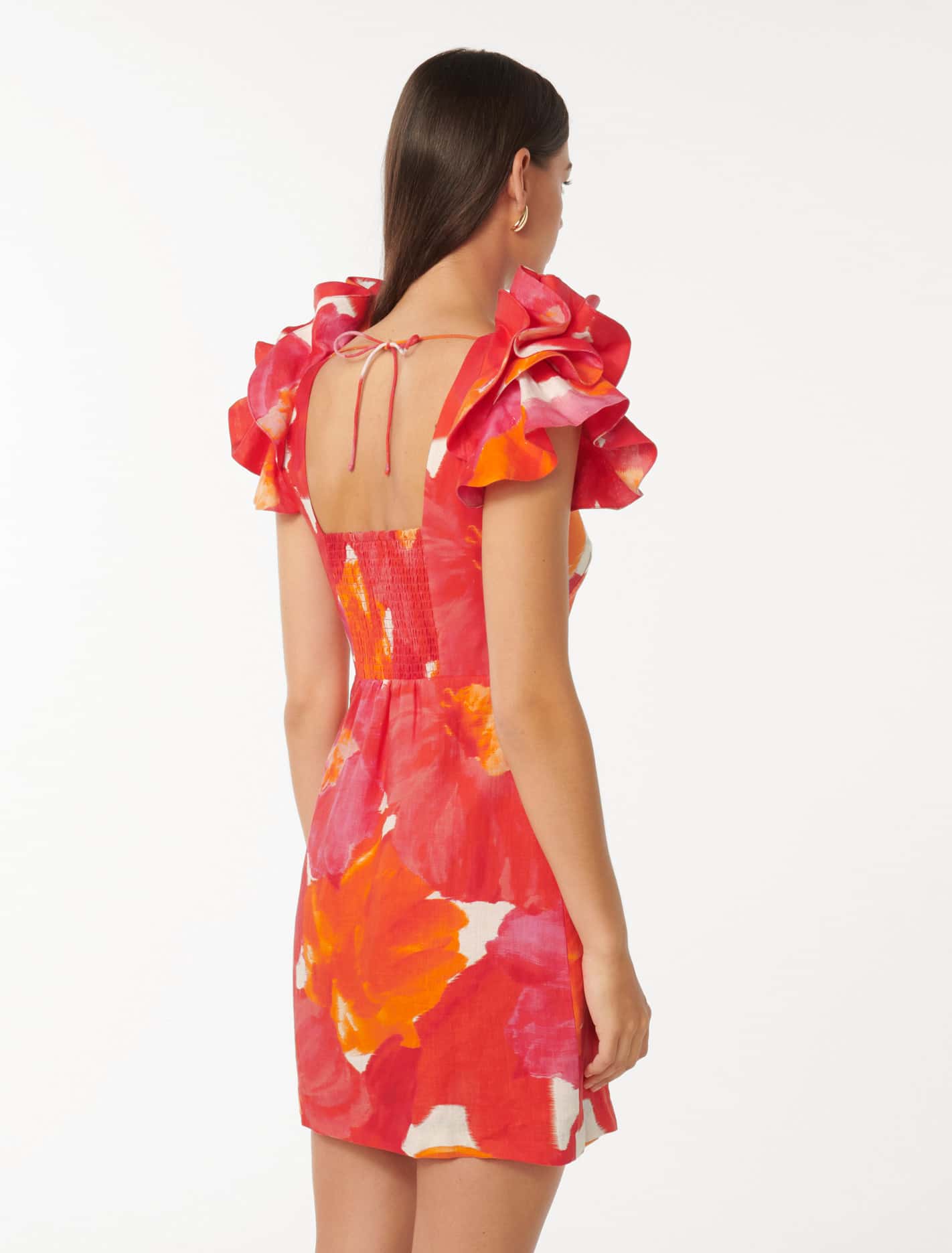 Mackenzie Ruffle Sleeve Mini Parker Floral