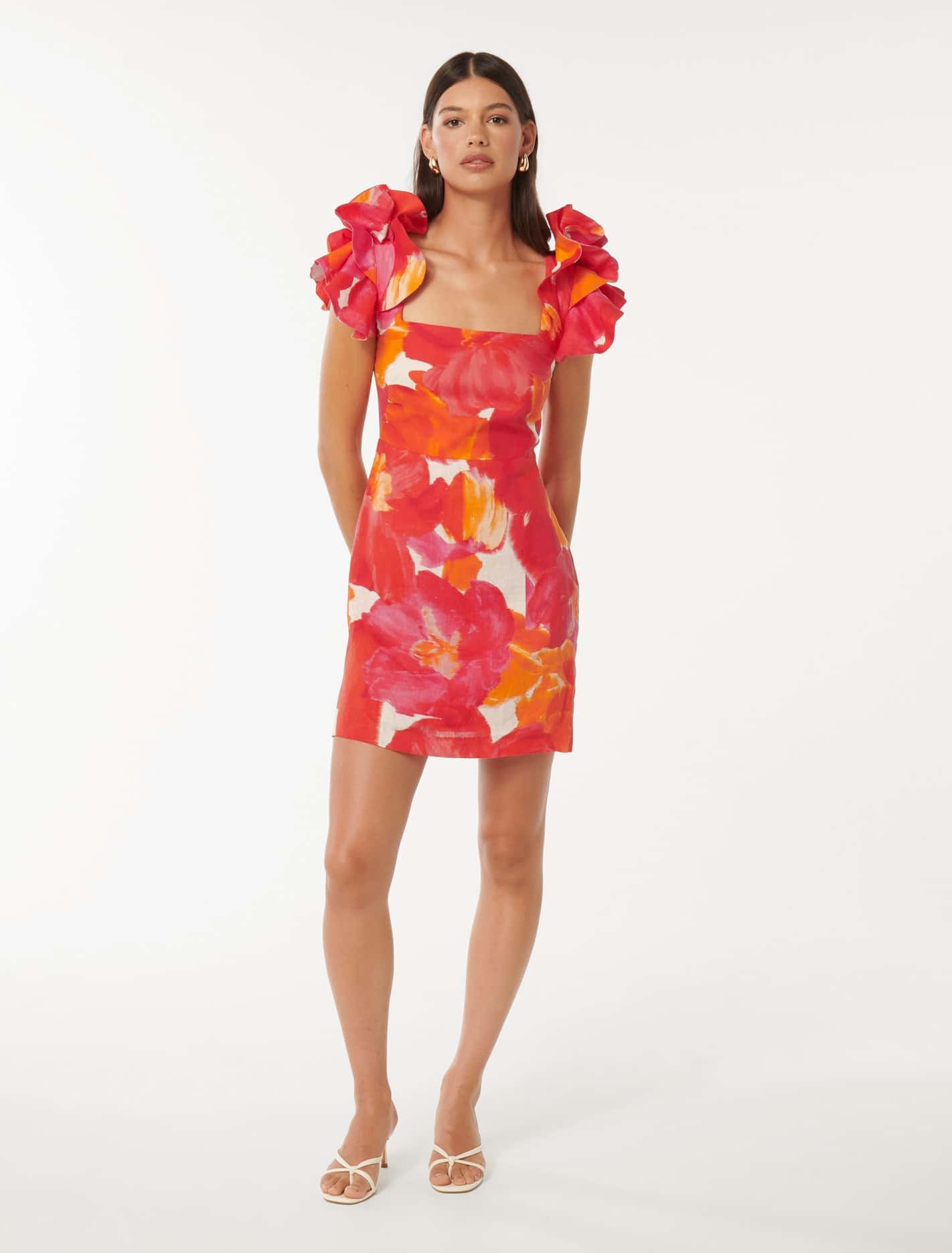 Mackenzie Ruffle Sleeve Mini Parker Floral