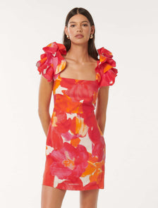 Mackenzie Ruffle Sleeve Mini Parker Floral
