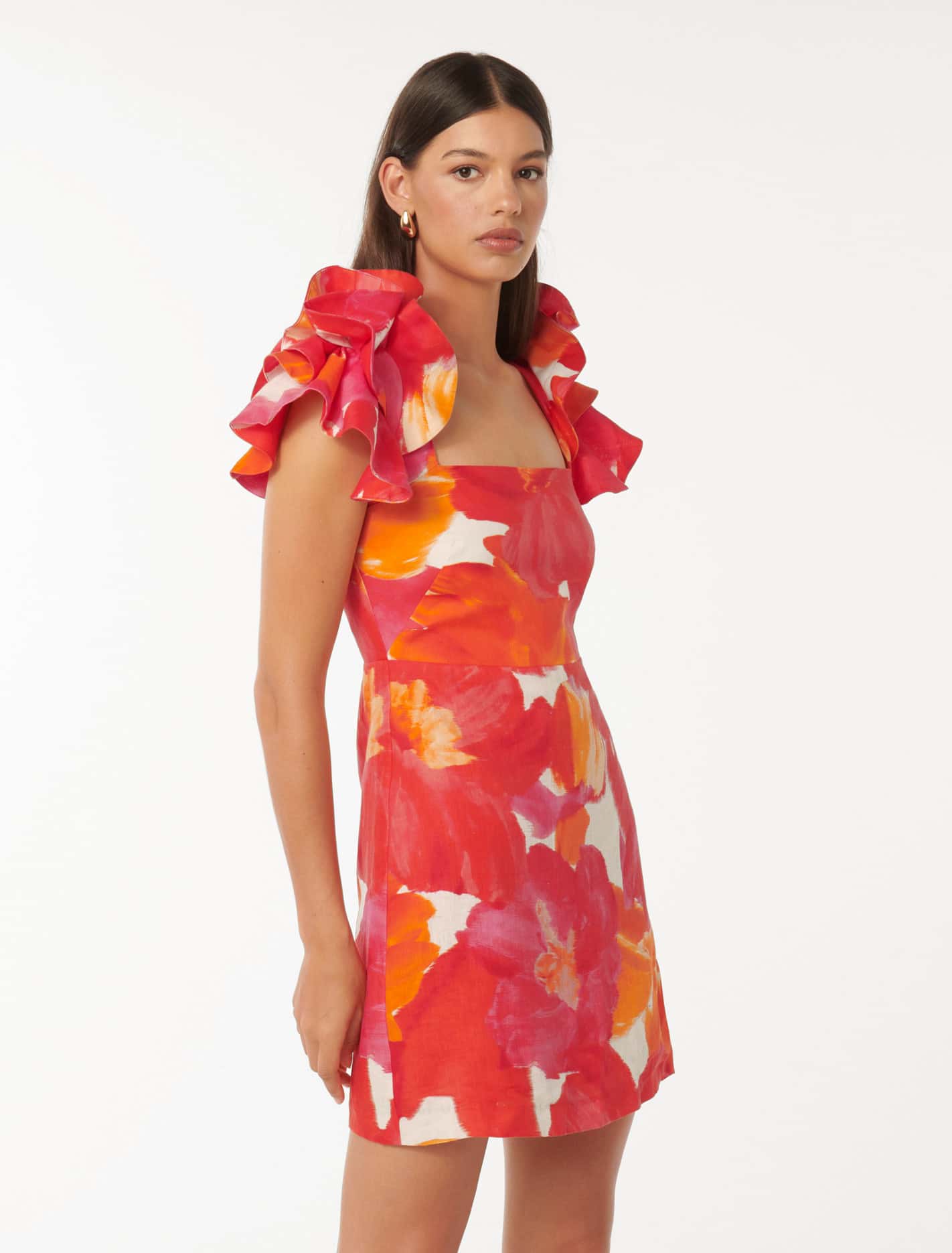 Mackenzie Ruffle Sleeve Mini Parker Floral