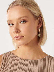Signature Larisa Thick Mini Hoop Gold