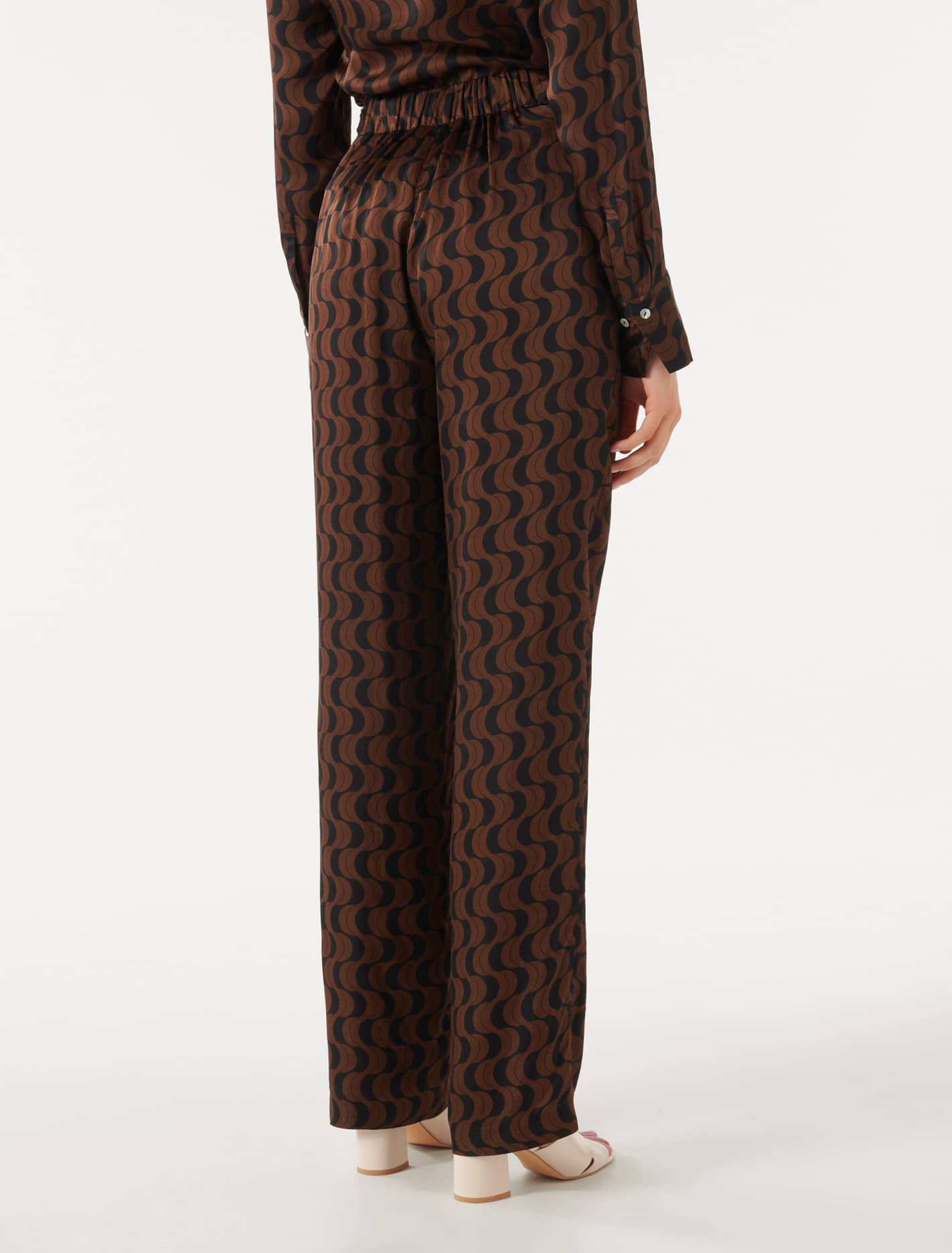 Sasha Satin Pant Dark Harper Geo