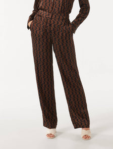 Sasha Satin Pant Dark Harper Geo