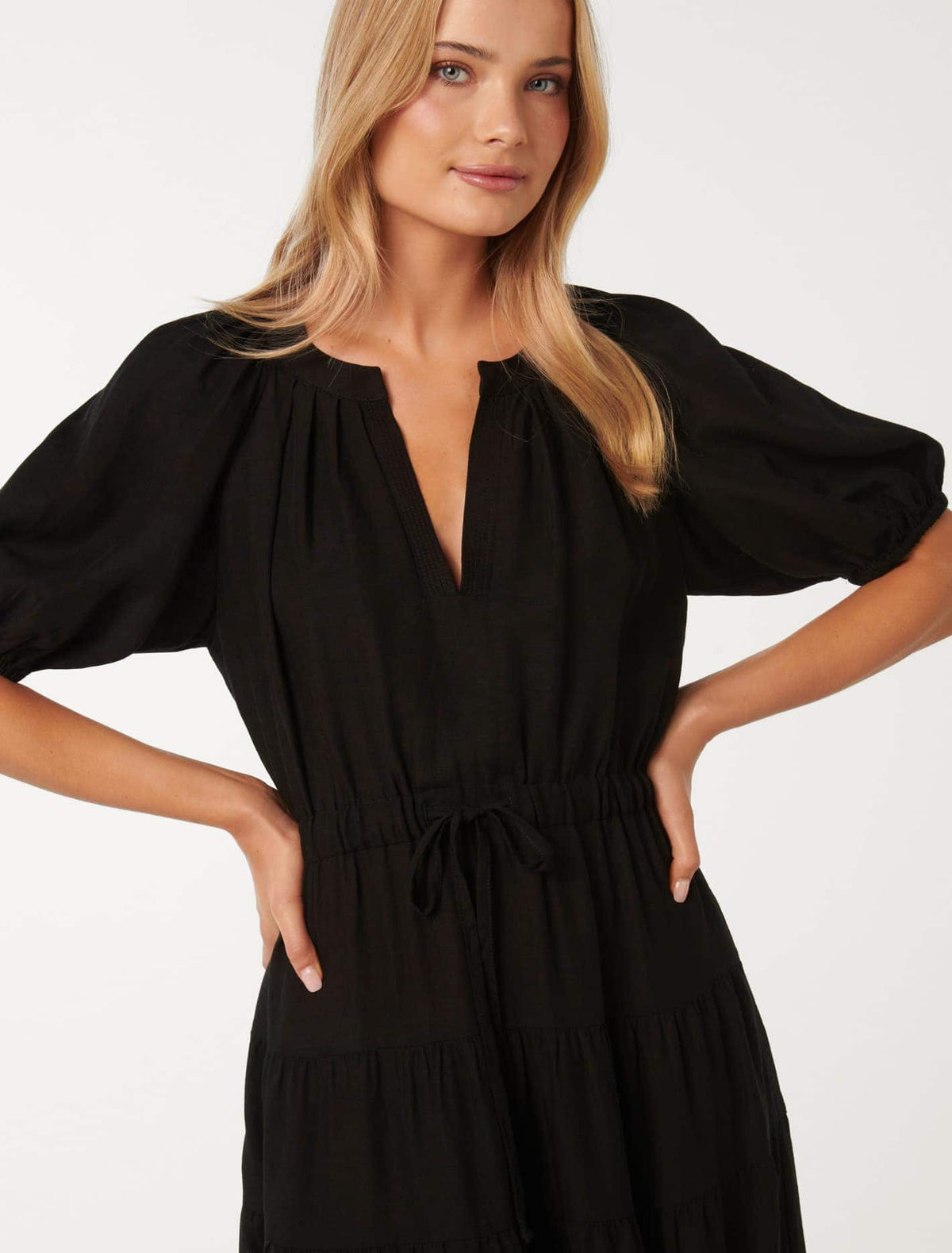 Gabe Midi Dress Black