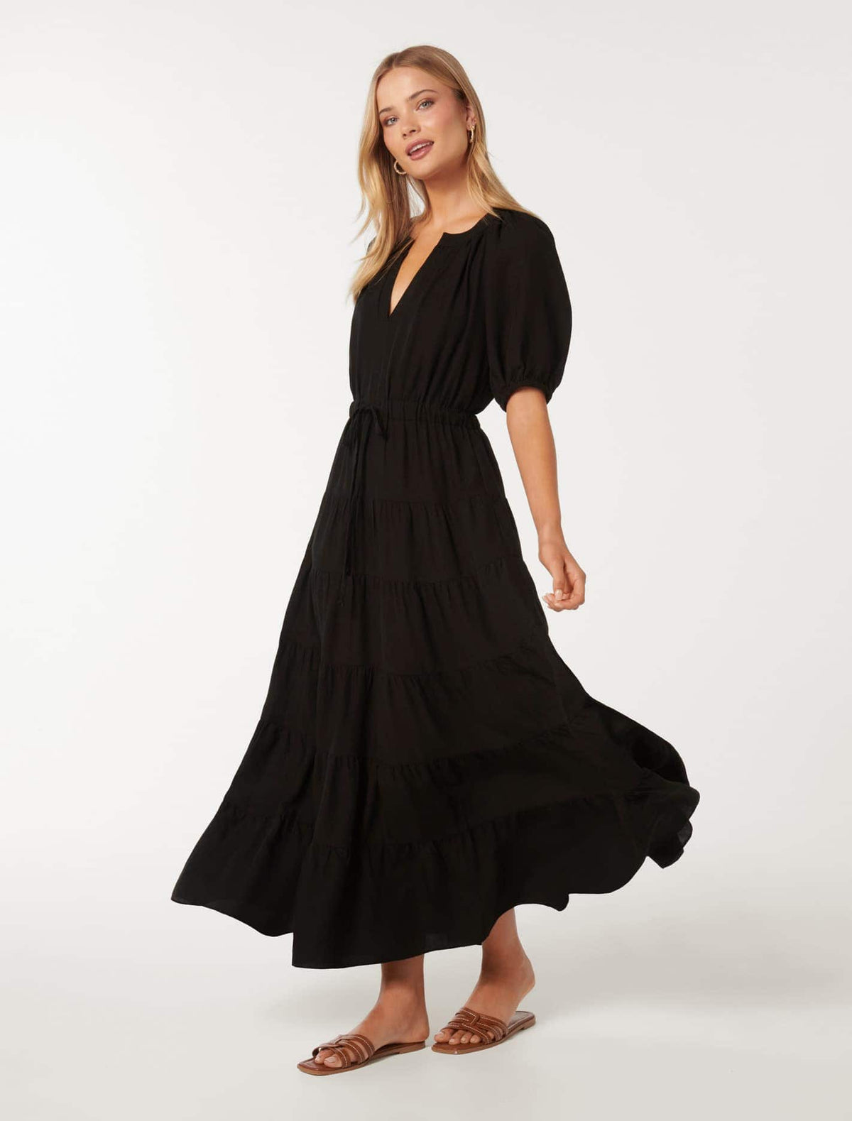 Gabe Midi Dress Black