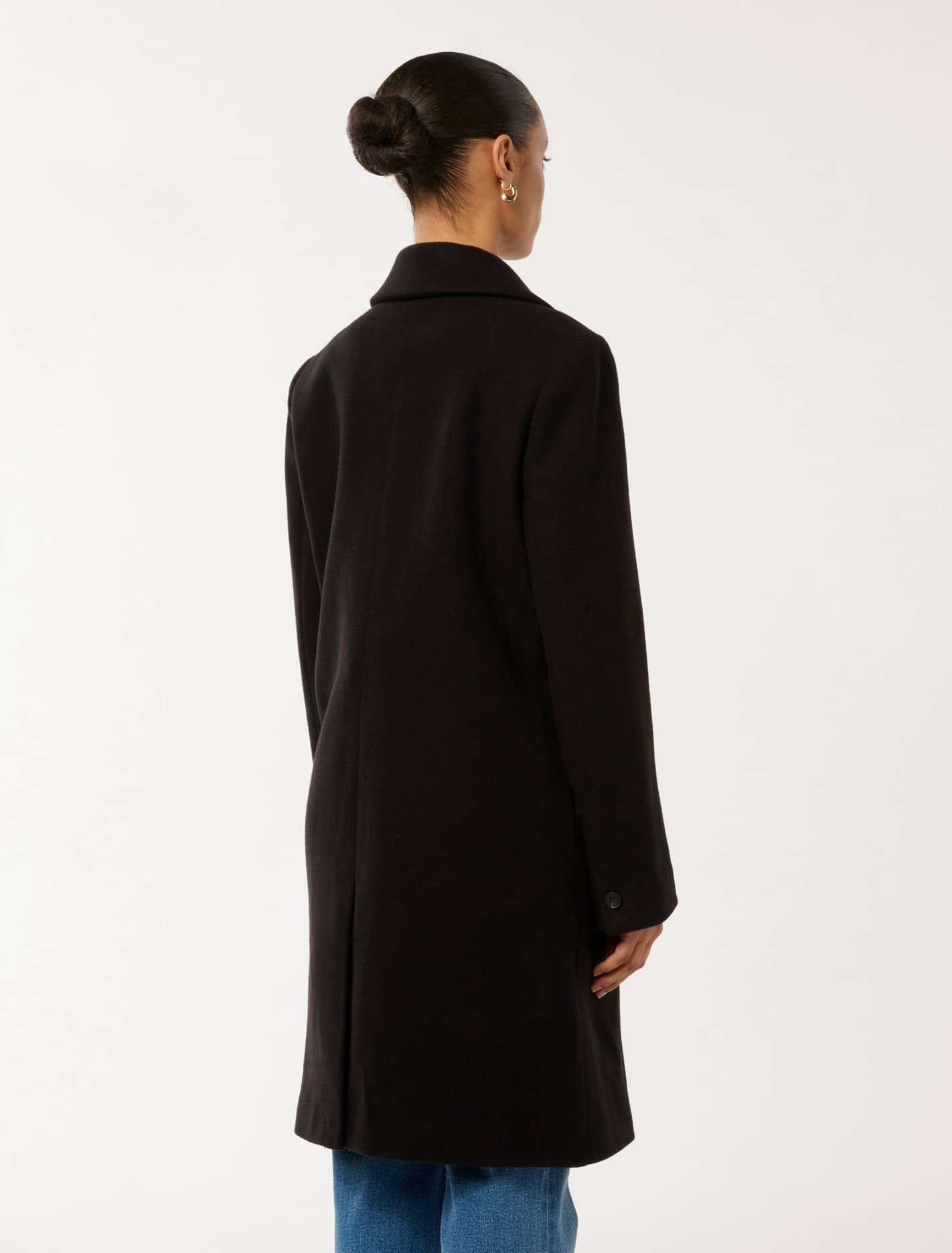 Shelley Petite DB Coatigan Black
